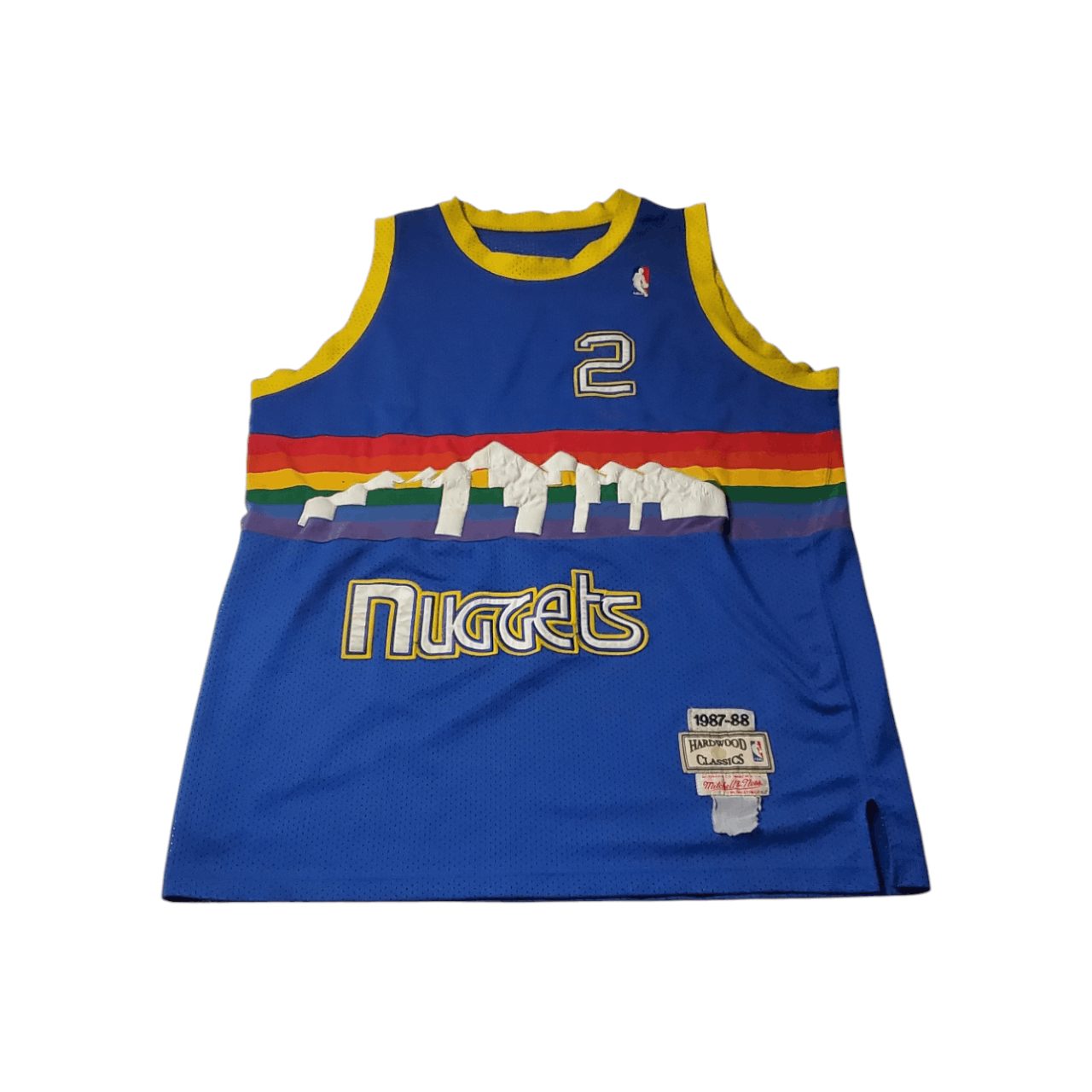 Mitchell Ness NBA Vintage Throwback 1988 Denver Nuggets Alex English Jersey Grailed