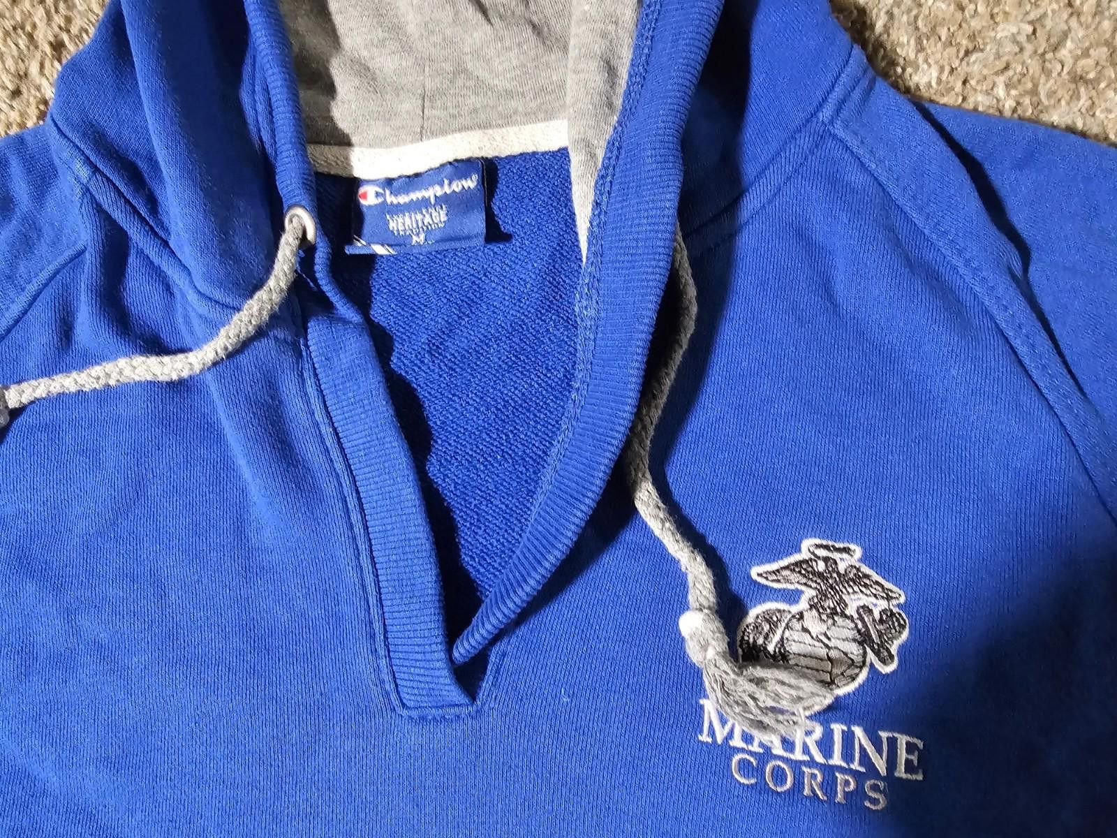 Champion Champion Excellence Marines hoodie blue Size M / US 6-8 / IT 42-44 - 3 Thumbnail