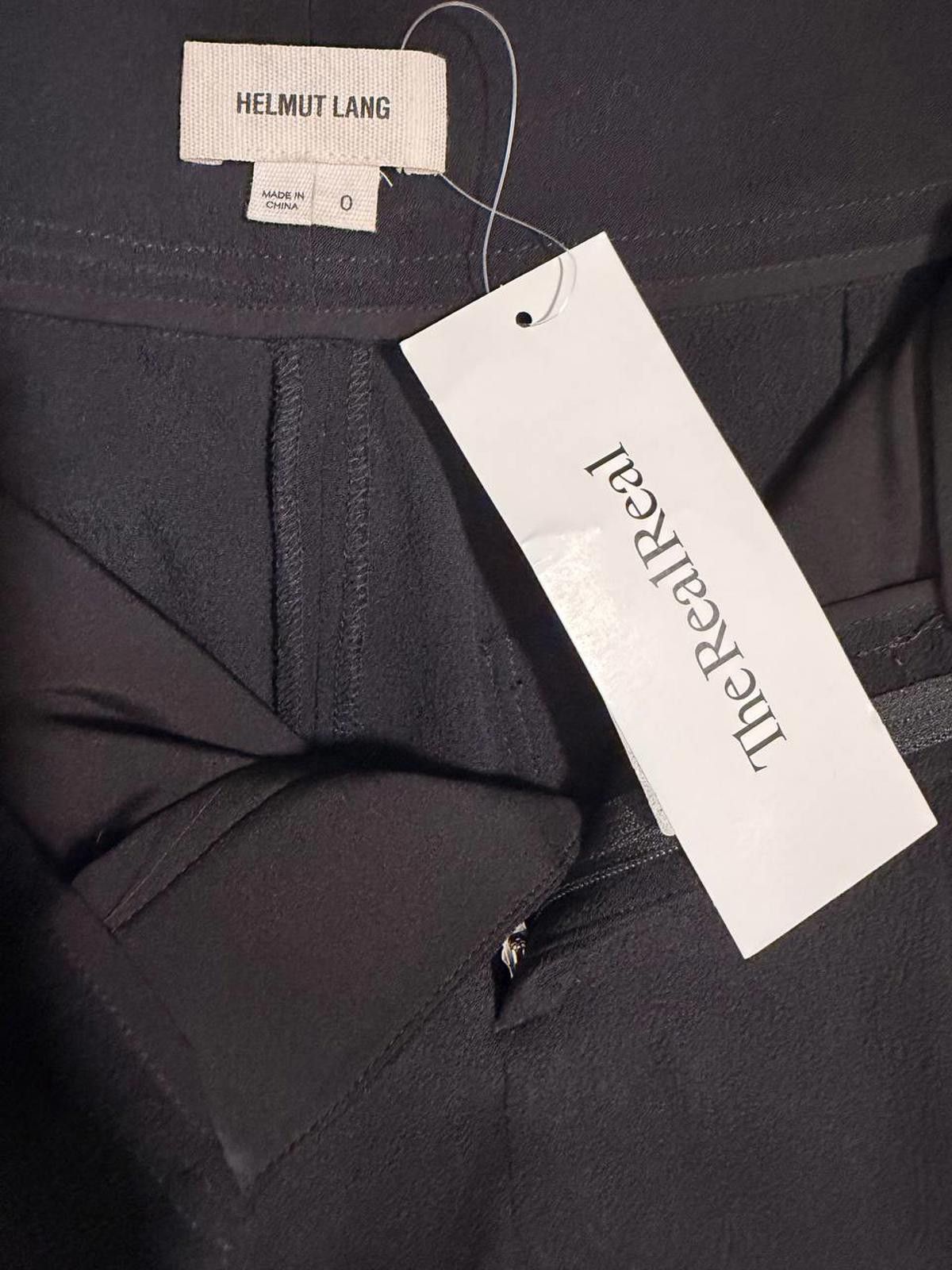 Helmut Lang Helmut Lang Black Pleated Tuxedo Trousers – Size 0 Size 25" / US 0 / IT 36 - 3 Thumbnail
