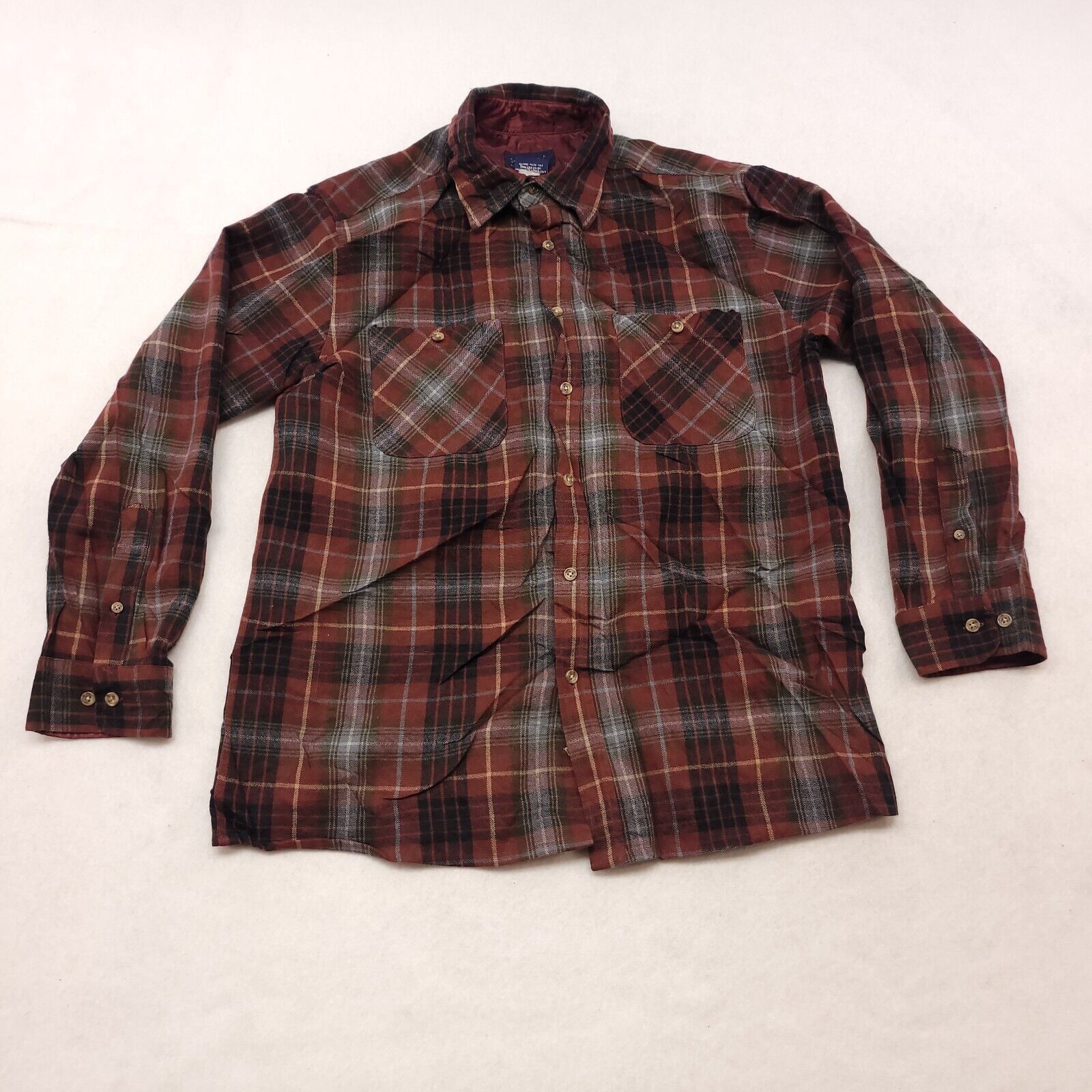 Blair John Blair Casual Button Up Shirt Mens Size Medium M Red Size US M / EU 48-50 / 2 - 2 Thumbnail
