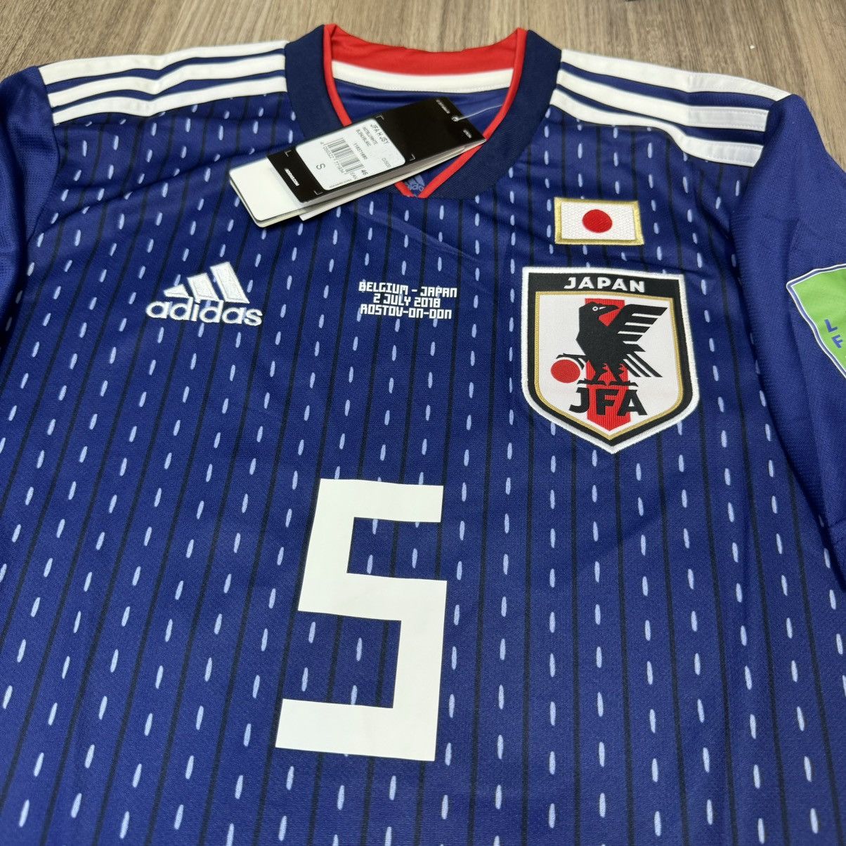 Adidas Japan World Cup 2018 home shirt #5 Nagatomo (Bnwt) Size US S / EU 44-46 / 1 - 3 Thumbnail