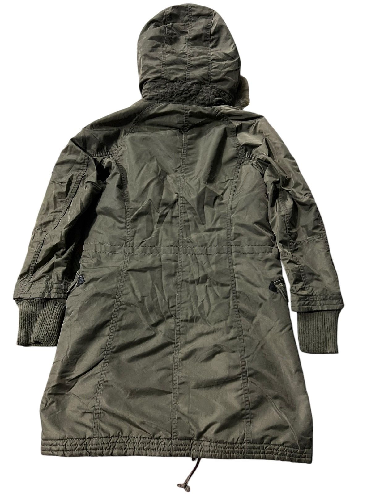 If Six Was Nine × Le Grande Bleu (L.G.B.) Vintage 2000’s G.O.A Military Parka Fur Jacket Size US S / EU 44-46 / 1 - 2 Thumbnail