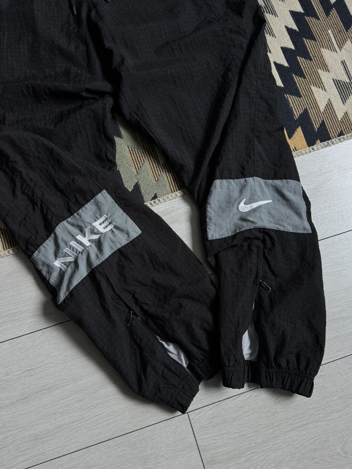 Nike Vintage Nike Nylon Y2K Drill Swoosh Pants Size US 36 / EU 52 - 6 Thumbnail