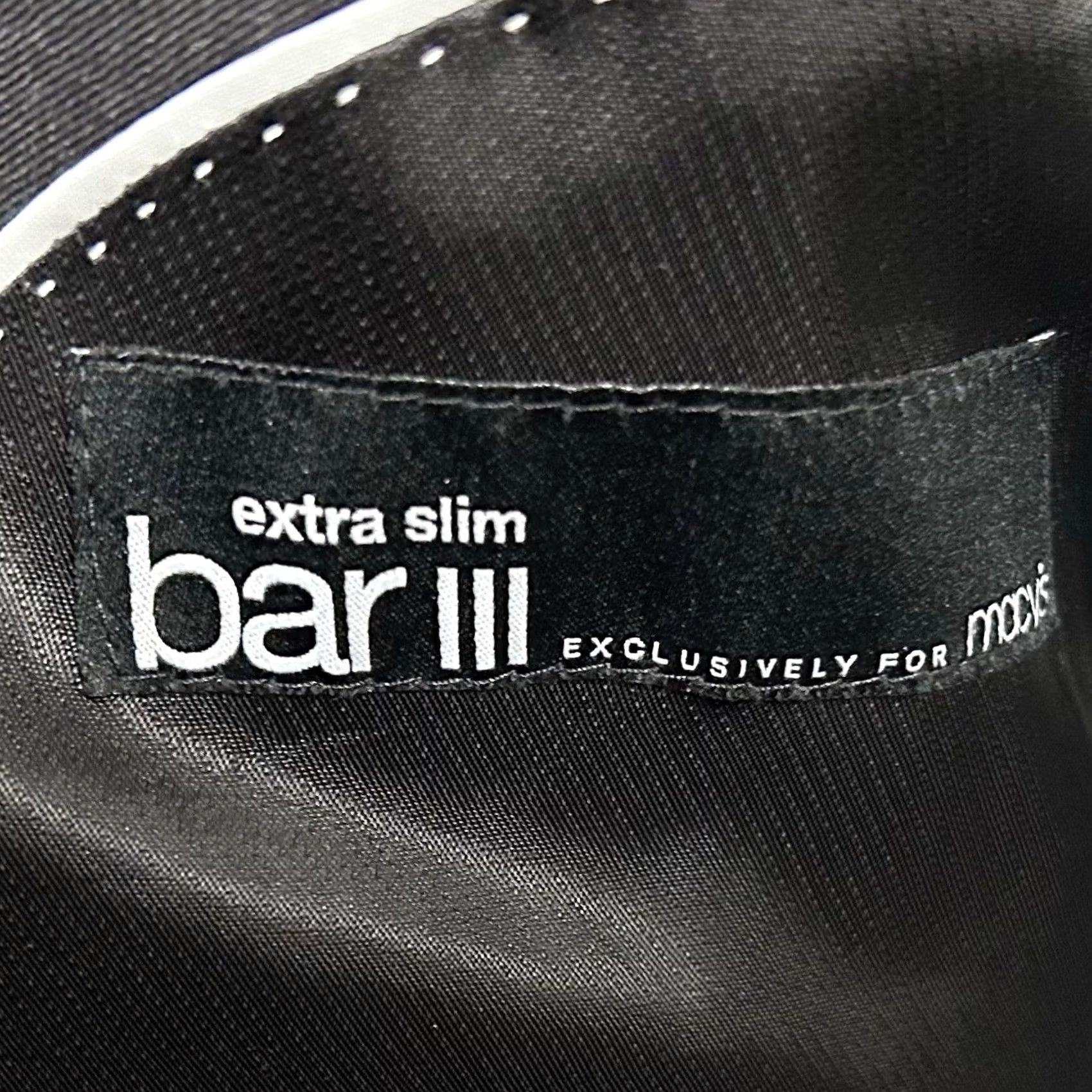 Bar III Bar III Sport Coat 40R Extra Slim Fit 100% Wool Charcoal Gray Two Button Vented Mens Size US XS / EU 42 / 0 - 3 Thumbnail