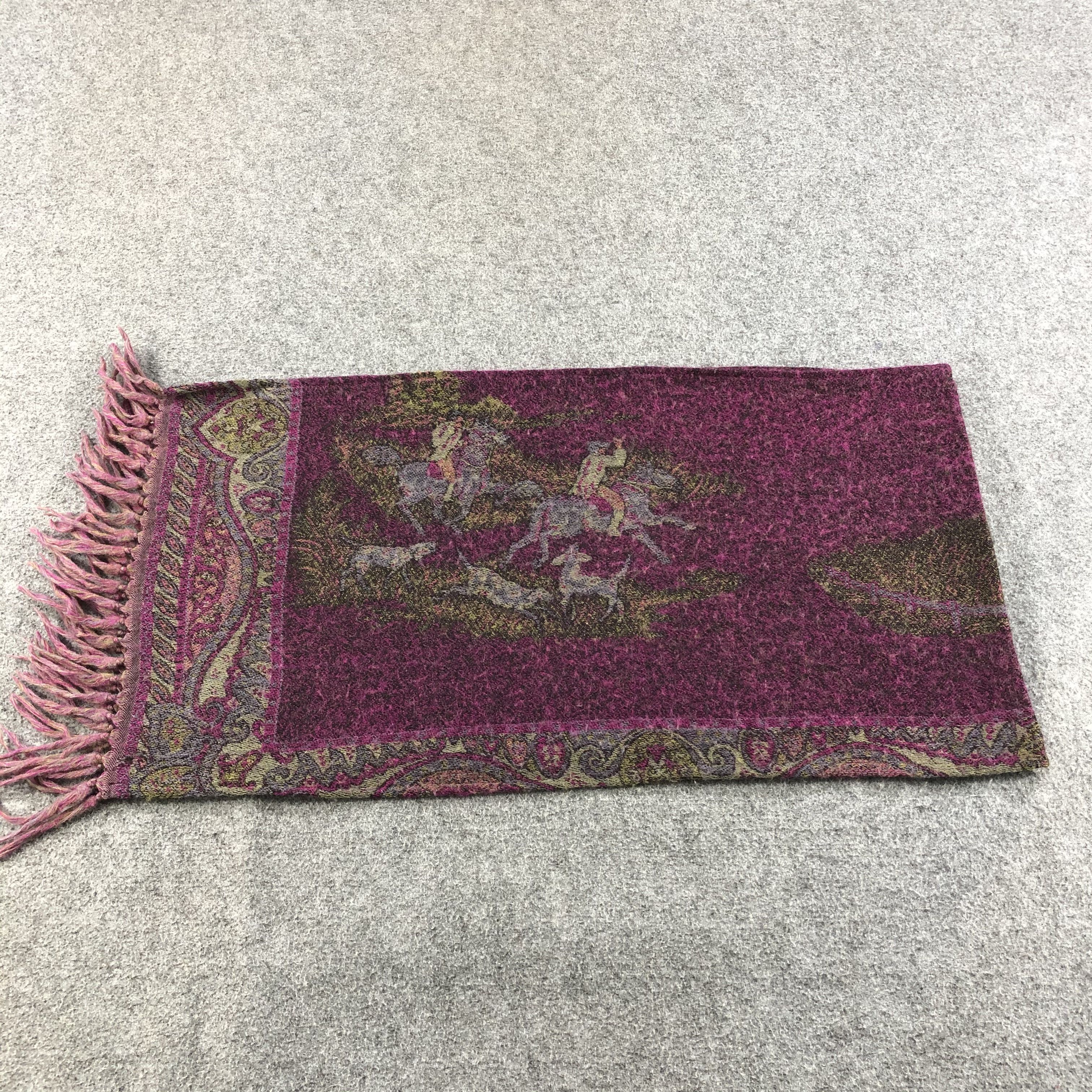 Aquascutum RARE Aquascutum Wool Scarf Muffler V765 Size ONE SIZE - 6 Thumbnail