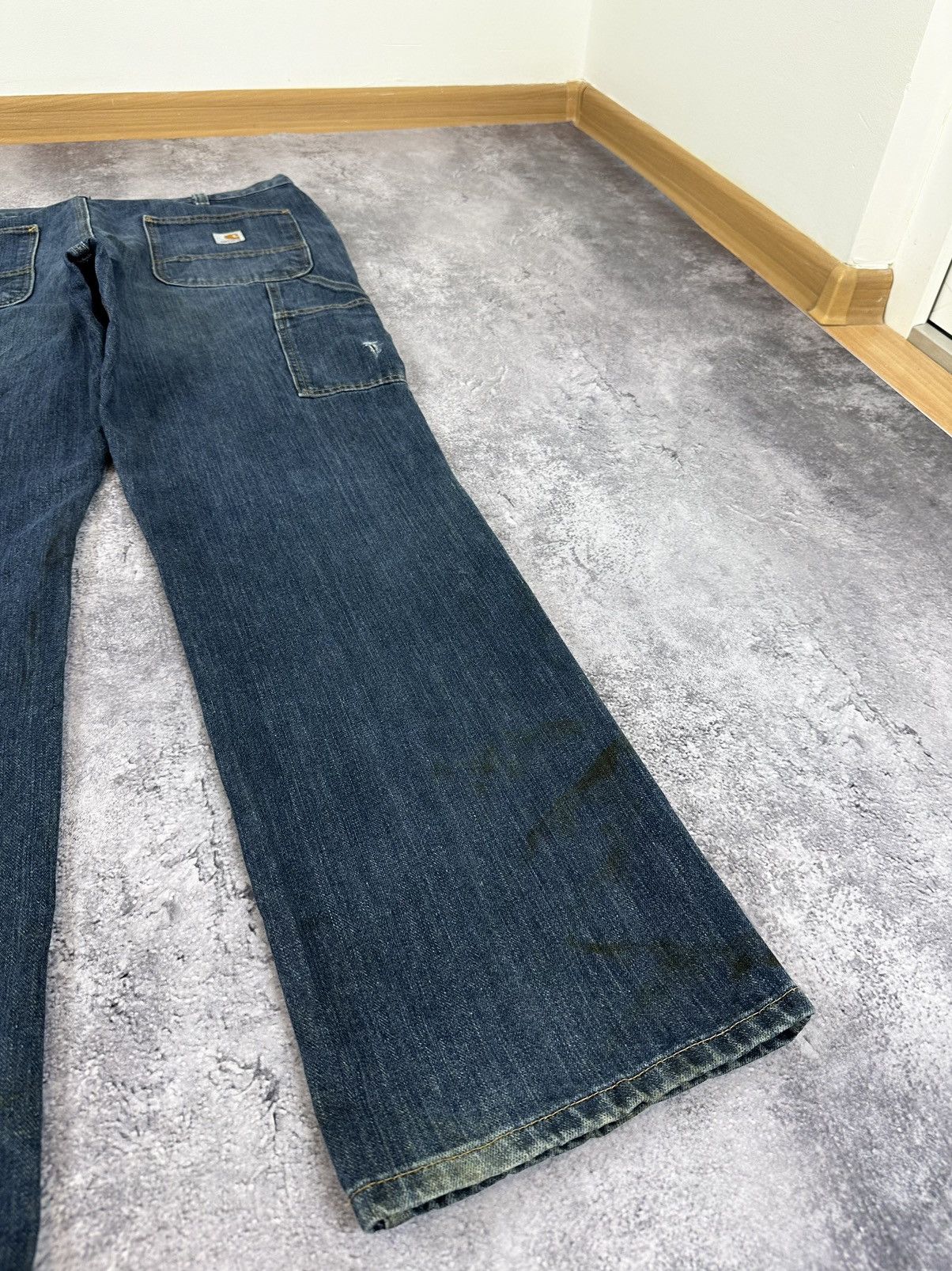 Carhartt Vintage Carhartt Denim Carpenter Cargo Hype USA Work Pants Size US 36 / EU 52 - 4 Thumbnail