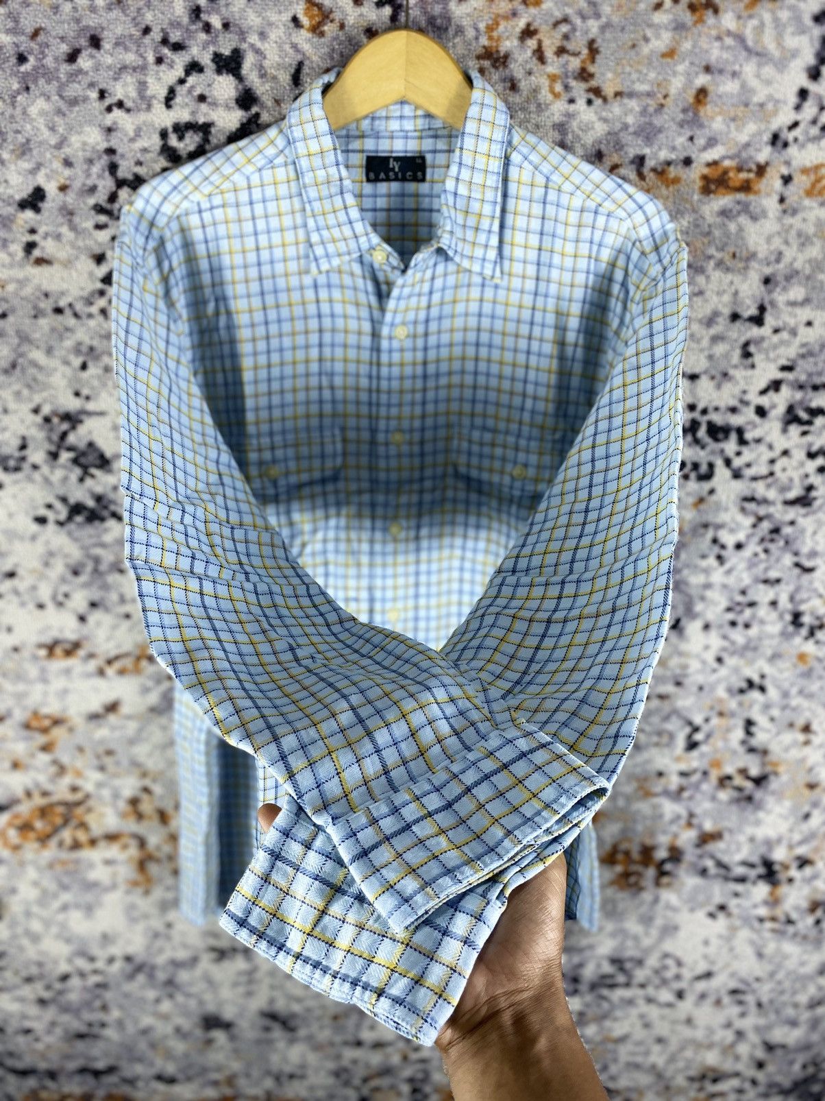 Issey Miyake Vintage IY Basics Issey Miyake Flannel Shirt Size US L / EU 52-54 / 3 - 2 Thumbnail