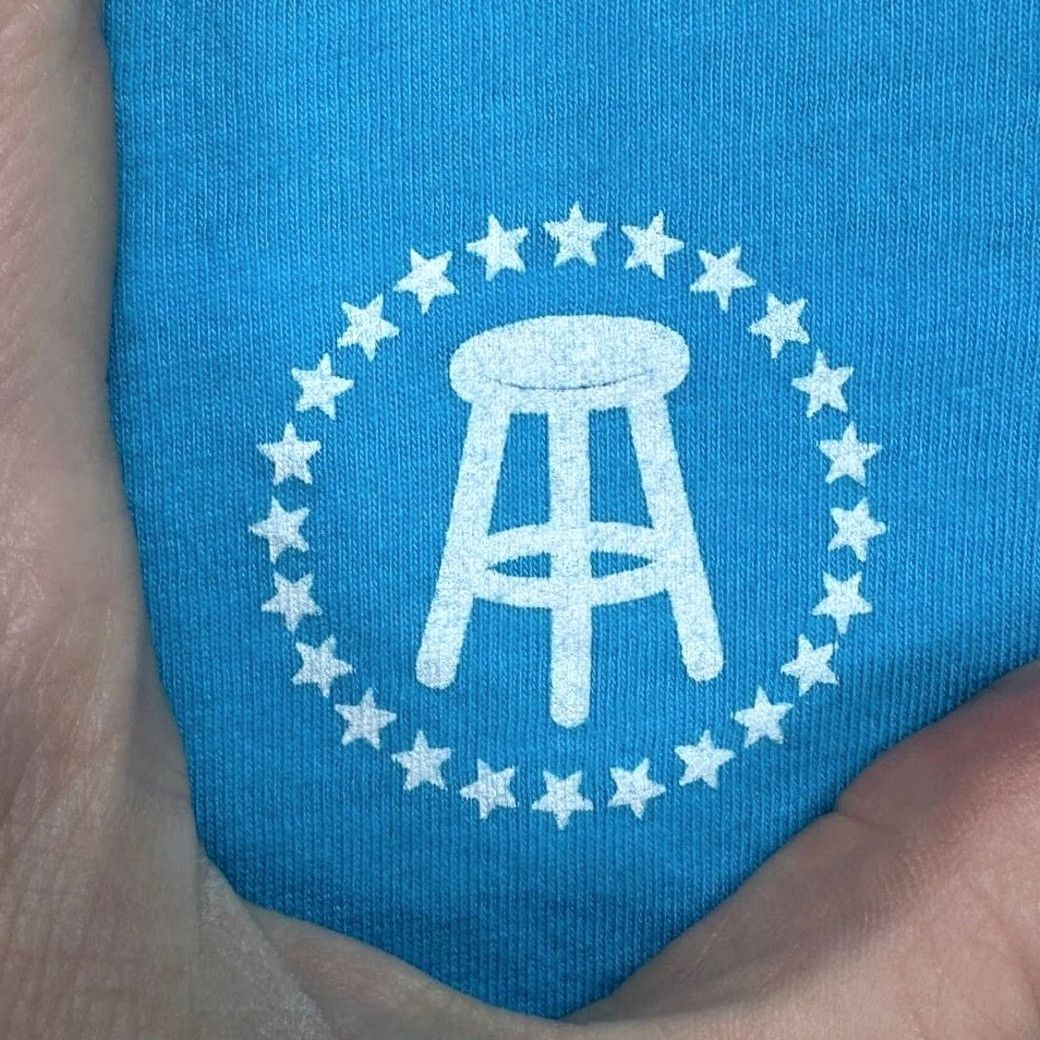 Vintage Barstool Sports T-Shirt Mens Large Blue Goodell Clown Red Nose Short Sleeve Tee Size US L / EU 52-54 / 3 - 4 Thumbnail