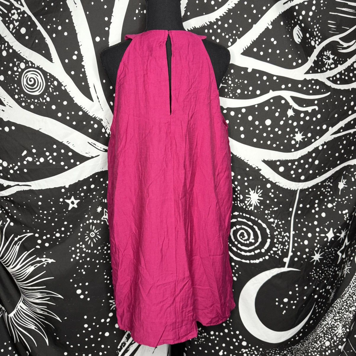 Other Vero Moda Fuchsia Halter Mini Dress Size M / US 6-8 / IT 42-44 - 3 Thumbnail
