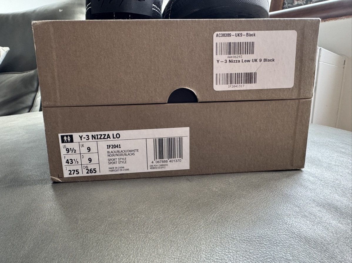Adidas × Y-3 × Yohji Yamamoto Y-3 Nizza Low Sneaker Size US 9.5 / EU 42-43 - 3 Thumbnail
