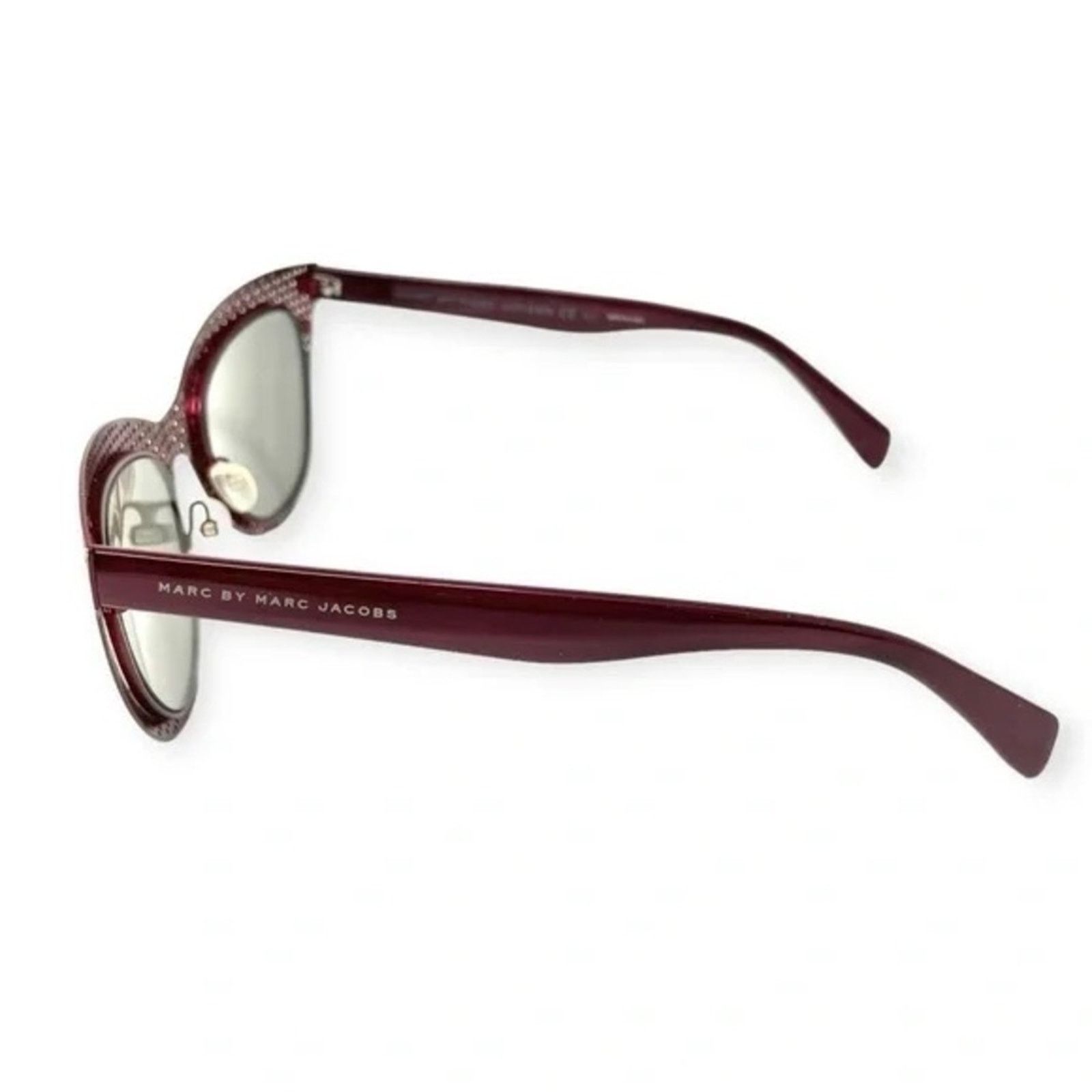 Marc Jacobs MARC JACOBS Red Woven Metal Mirror Lens $250 Sunglasses Size ONE SIZE - 5 Thumbnail