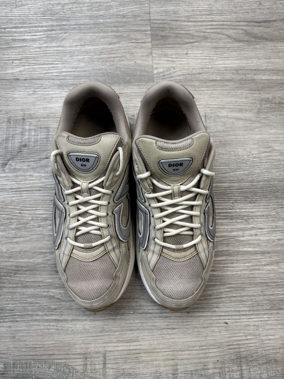 Dior Dior B30 Reflective Cream/Beige Size US 13 / EU 46 - 4 Thumbnail