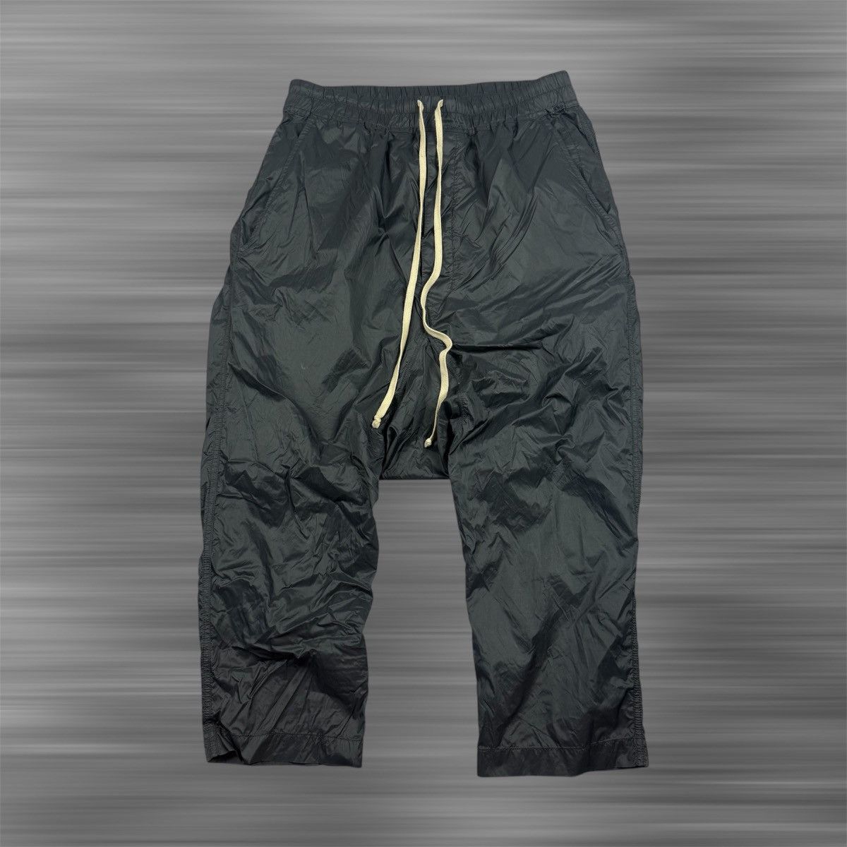 Rick Owens RICK OWENS nylon drawcord pants Size US 32 / EU 48 - 1 Thumbnail