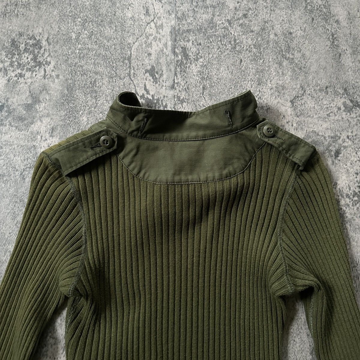 Junya Watanabe Runway AW10 “White Fur” Detachable Hood Ribbed-Knit Dress Size XS / US 0-2 / IT 36-38 - 11 Thumbnail