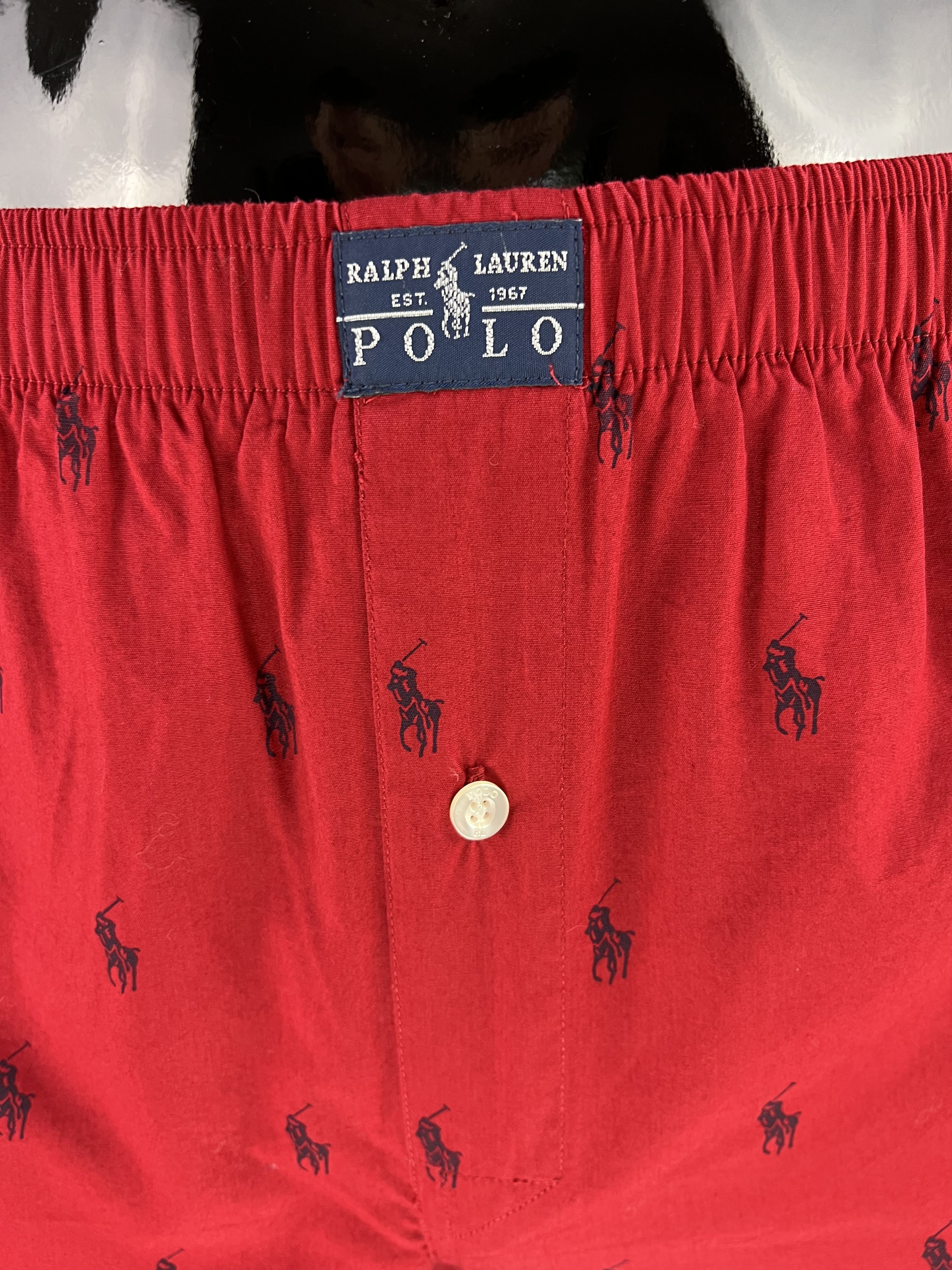 Polo Ralph Lauren Polo Ralph Lauren Underwear Men's Full Print Boxer Size S Size 30 - 4 Thumbnail