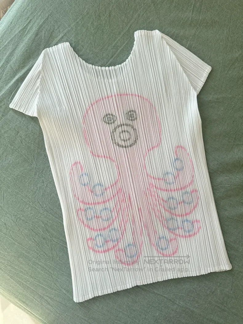 Issey Miyake Issey Miyake Cute Octopus Applique Top Size L / US 10 / IT 46 - 7 Thumbnail