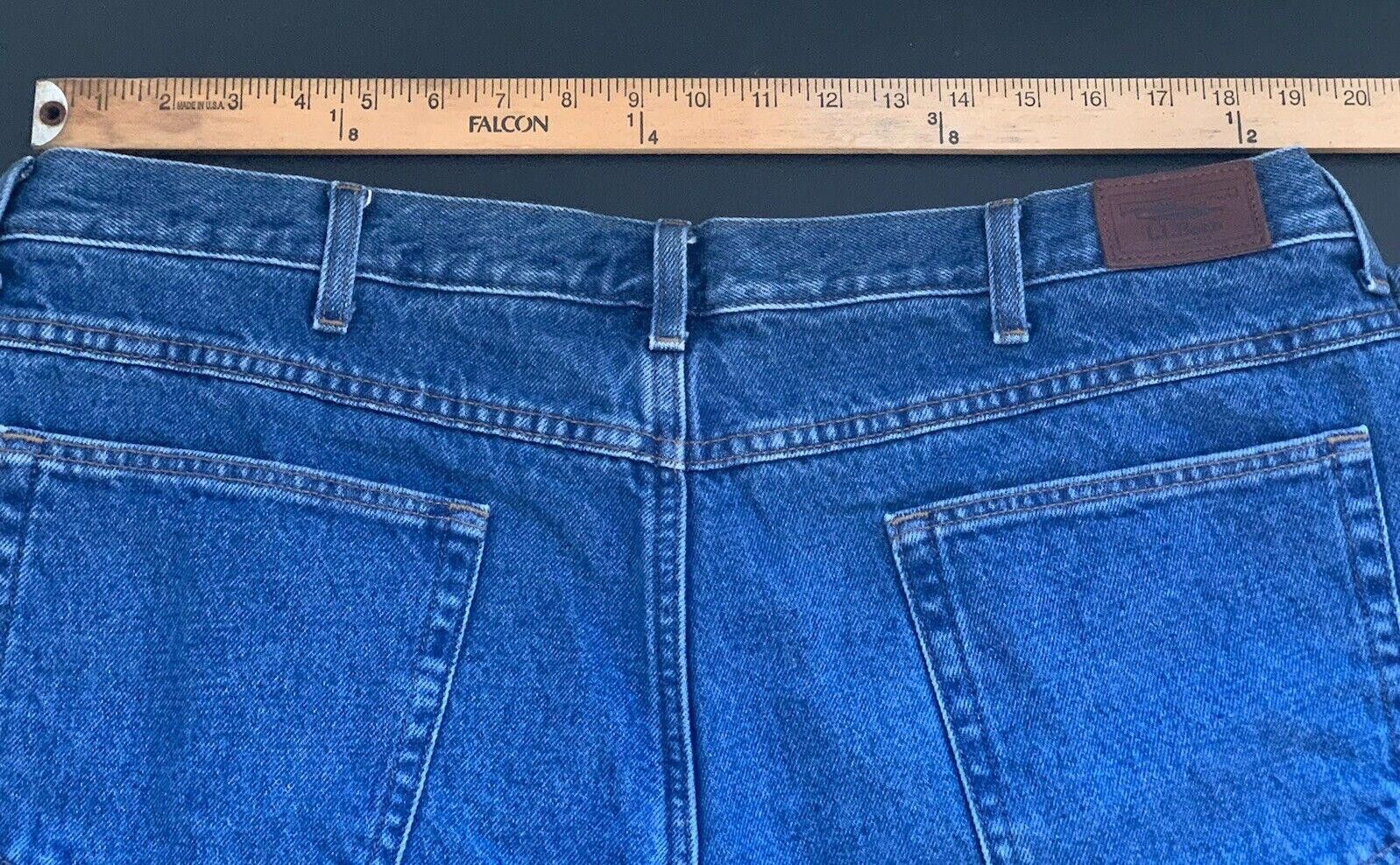 L.L. Bean LL Bean Men's Flannel-Lined Denim Blue Jeans Classic Fit Size US 42 / EU 58 - 6 Thumbnail