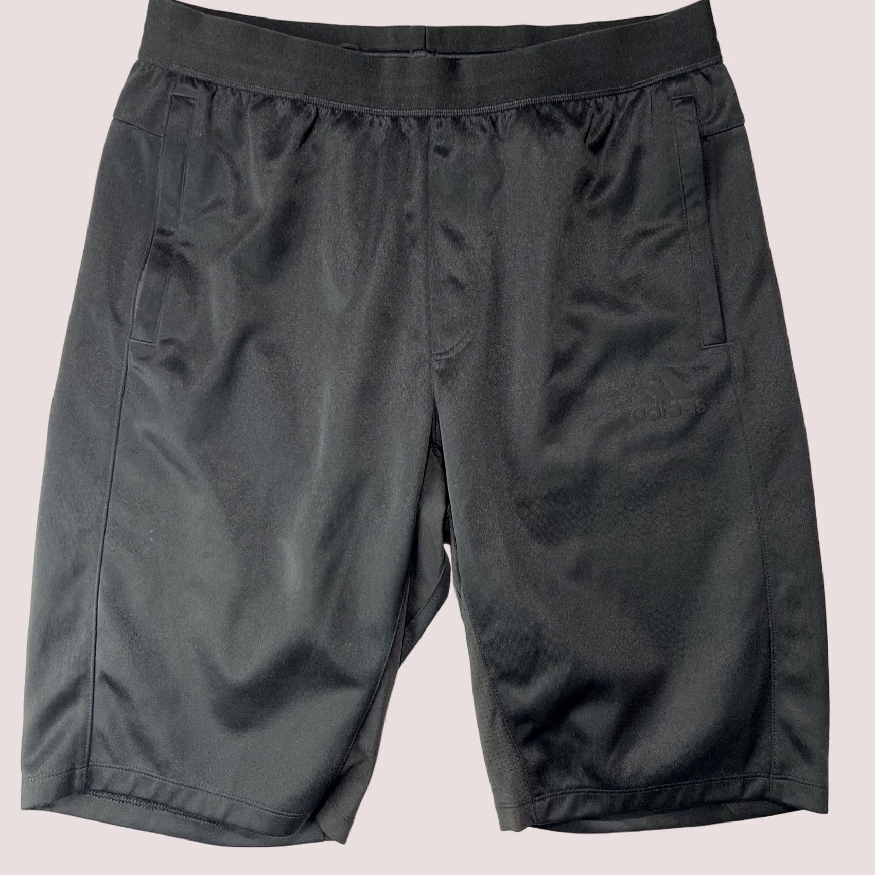 Adidas Adidas Men’s Size Large Aeroready Shorts Sprint Techfit Running Black Worn Size US 33 - 1 Thumbnail