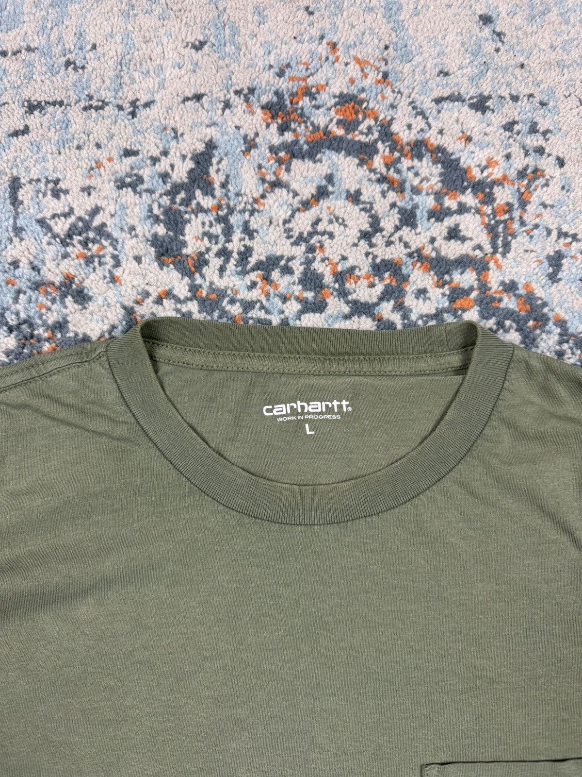 Carhartt × Carhartt Wip Vintage y2k Carhartt wip pocket patch logo pocket tee Size US L / EU 52-54 / 3 - 4 Thumbnail
