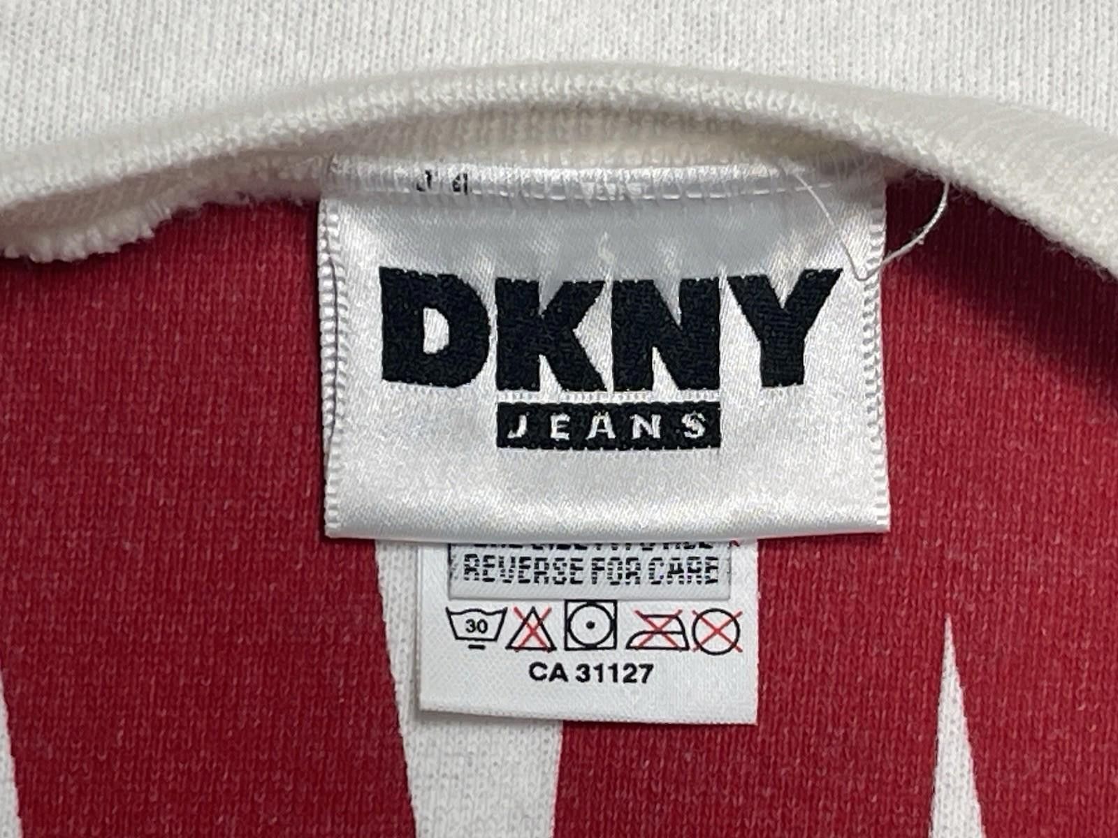 DKNY 1990s DKNY Donna Karen New York White Boxy USA Sweatshirt XL Size US XL / EU 56 / 4 - 6 Thumbnail