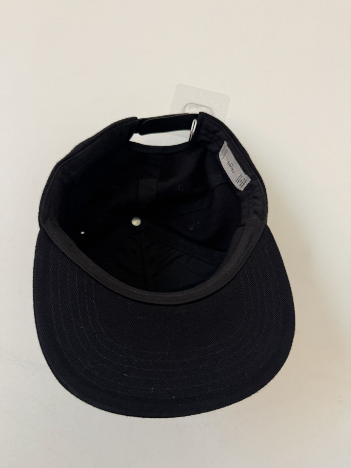 Celine Logo Hat – Black Cotton Adjustable Baseball Cap