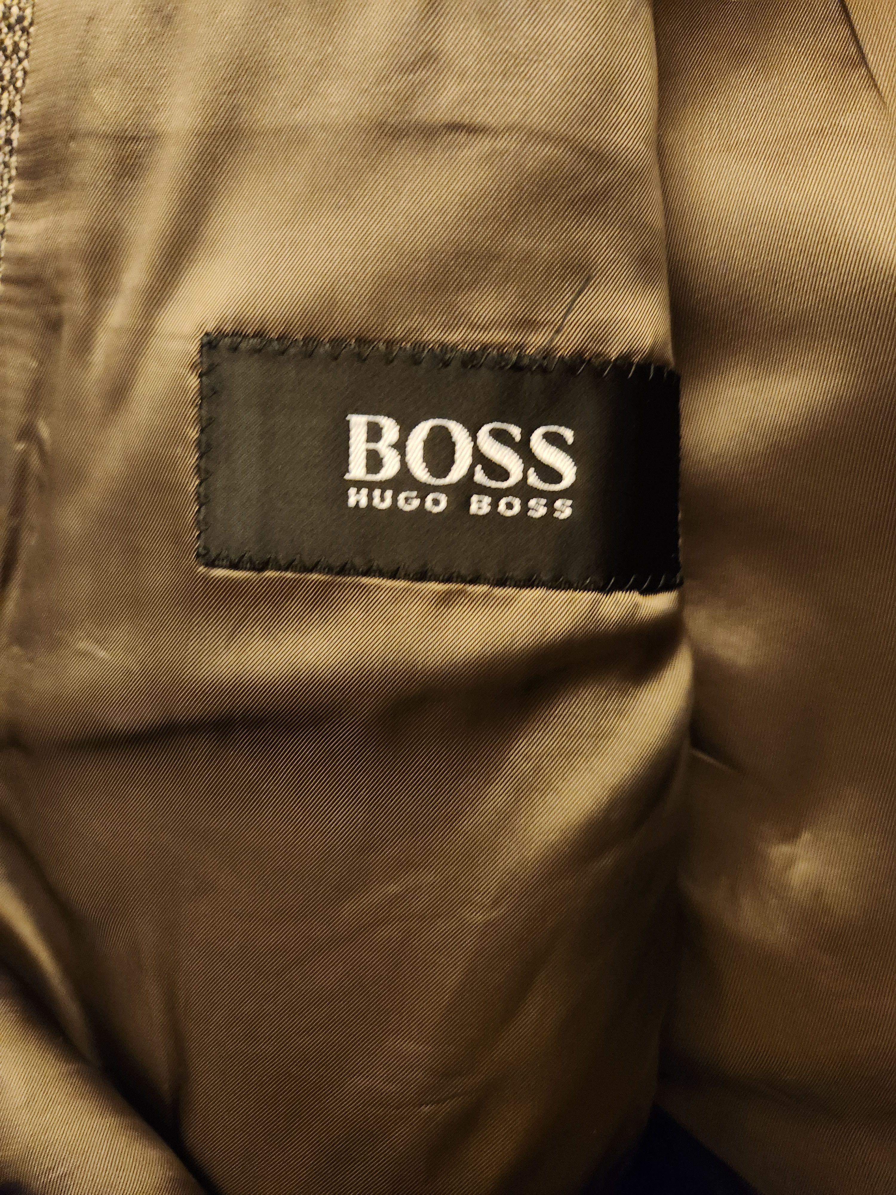 Hugo Boss Vintage Zues/Akropolis Double Breasted Glen Plaid Blazer Size 44R - 3 Thumbnail