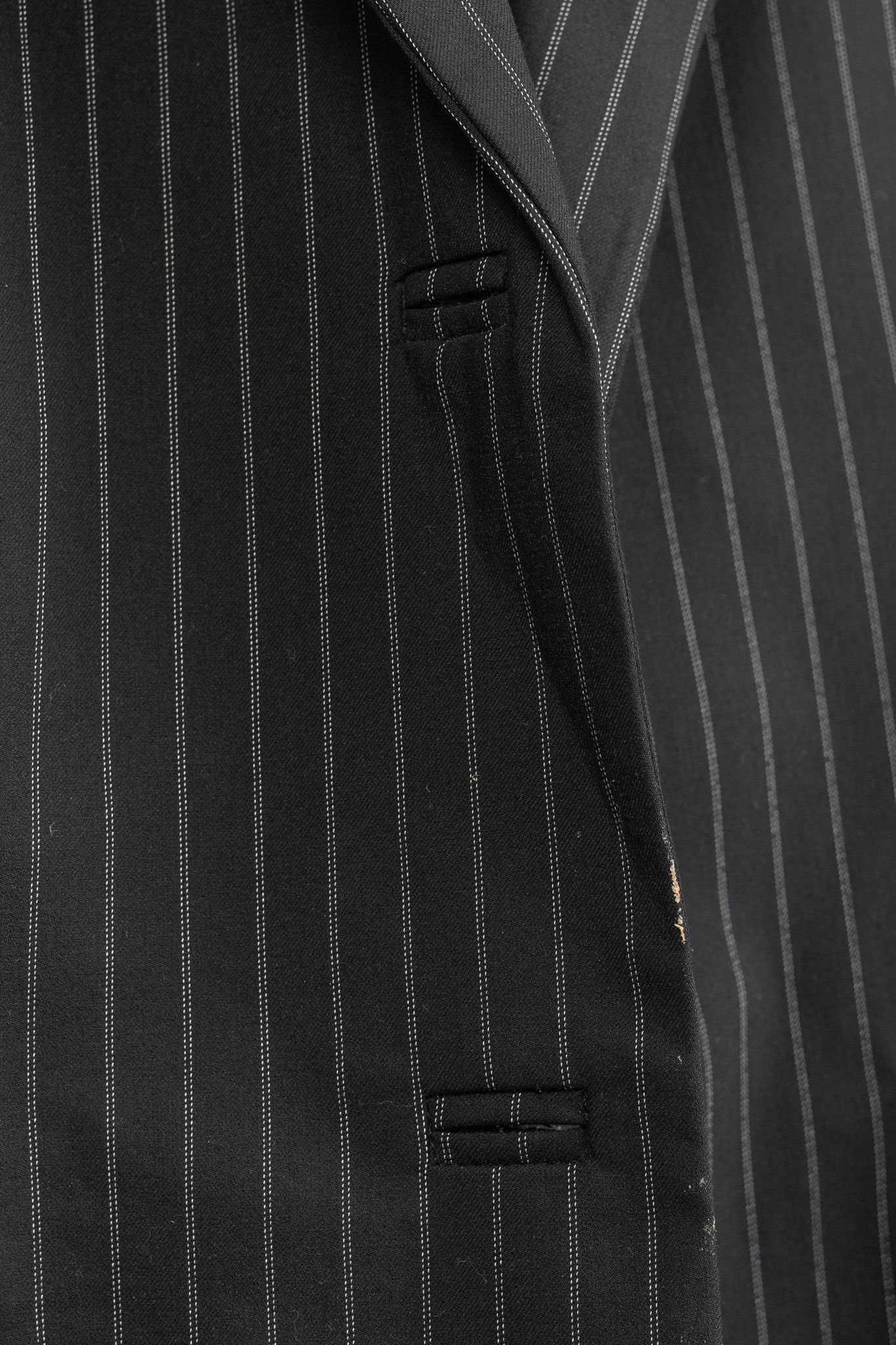Ganni Ganni Black Pinstripe Oversized Blazer Size S / US 4 / IT 40 - 8 Thumbnail