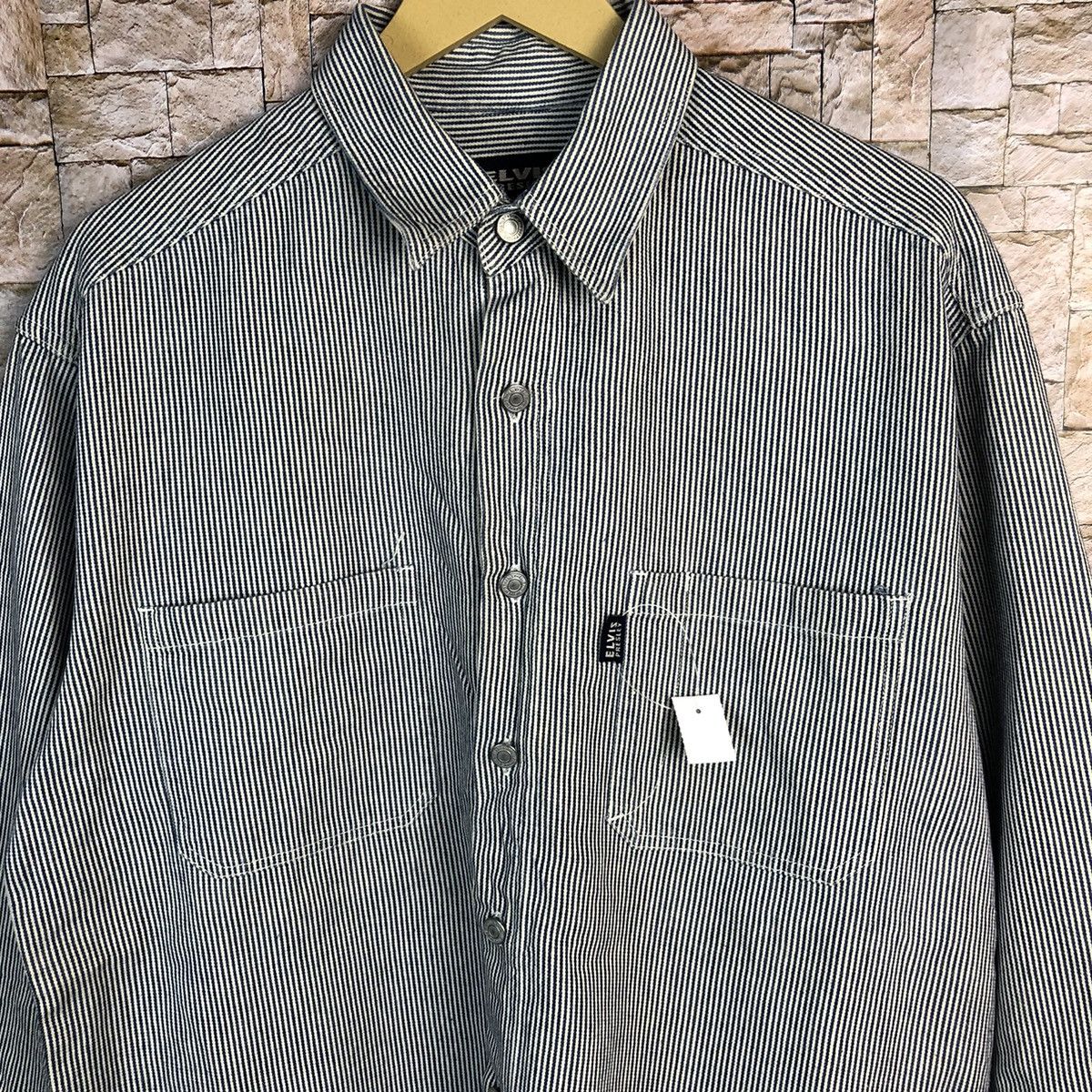 Vintage Elevis Presley Stripe Grey #A398 Size US M / EU 48-50 / 2 - 5 Thumbnail