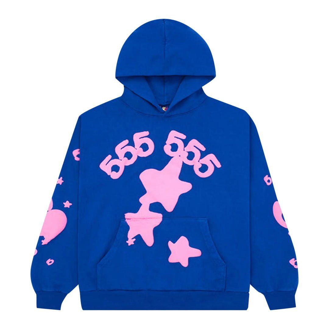 Sp5der Spider TC Blue Here's the Slime Hoodie | Grailed