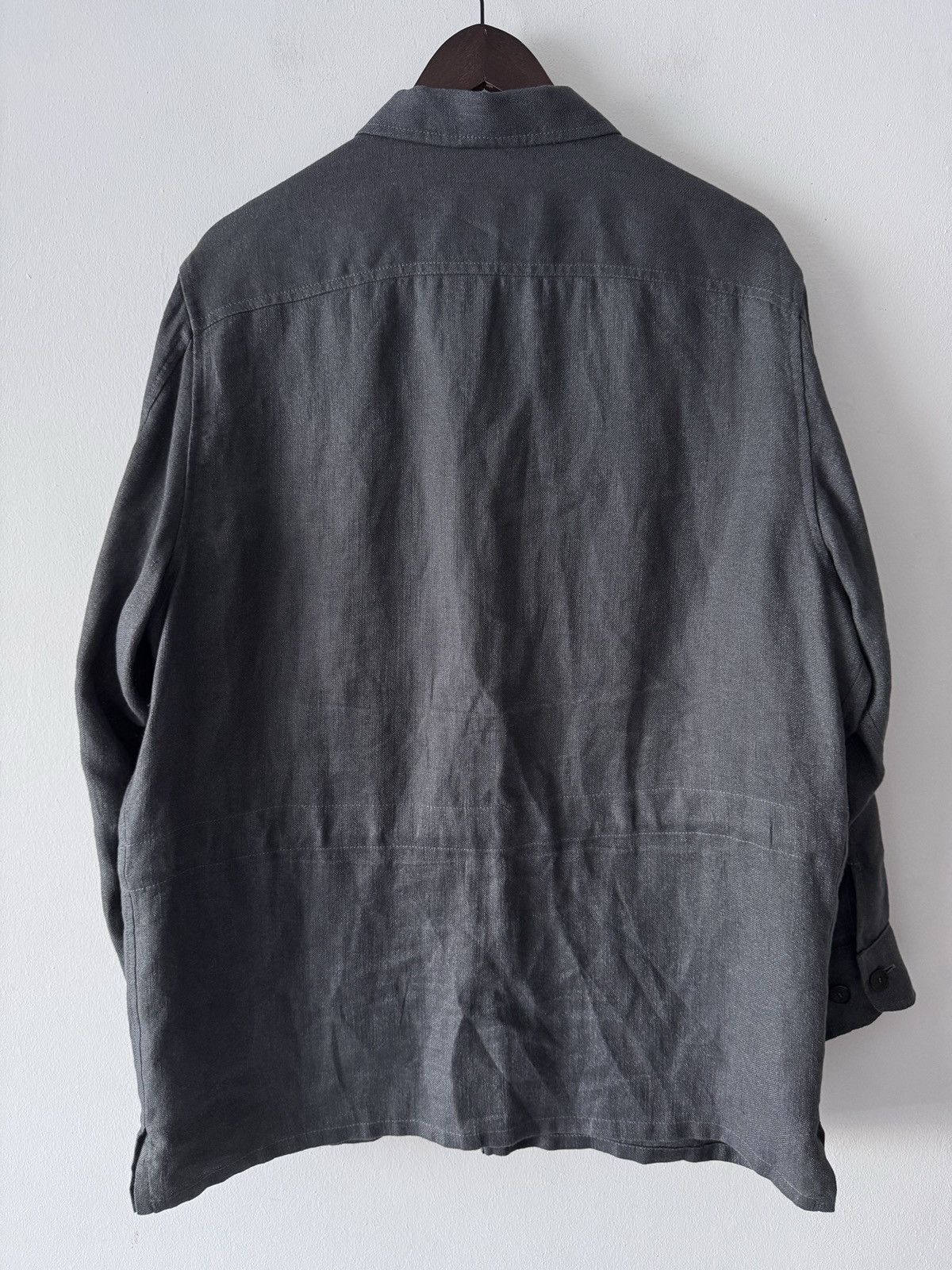 Brioni 🔥🔥 2700$ Brioni Linen And Silk Safary Jacket Size US XL / EU 56 / 4 - 2 Thumbnail