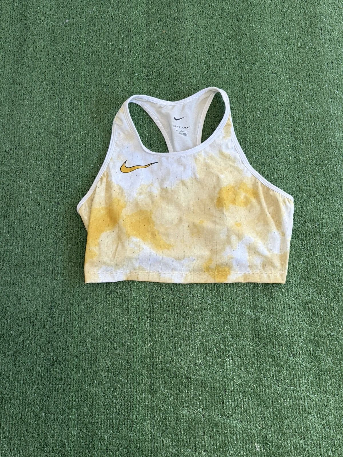 Nike Nike Pro Elite Track & Field Crop Top Women Lrg Made In USA Size L / US 10 / IT 46 - 1 Thumbnail