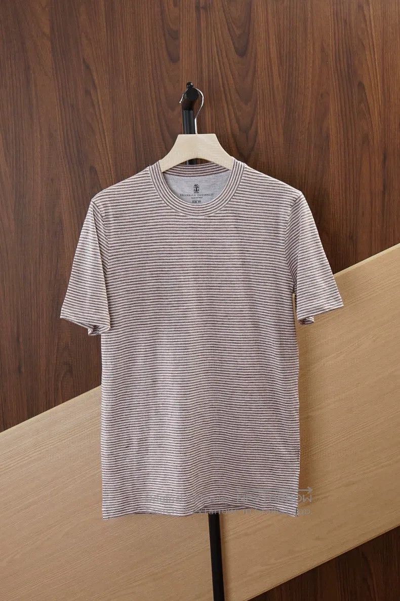 Brunello Cucinelli Brunello Cucinelli Men's Spring/Summer Short Sleeve Size US S / EU 44-46 / 1 - 1 Thumbnail