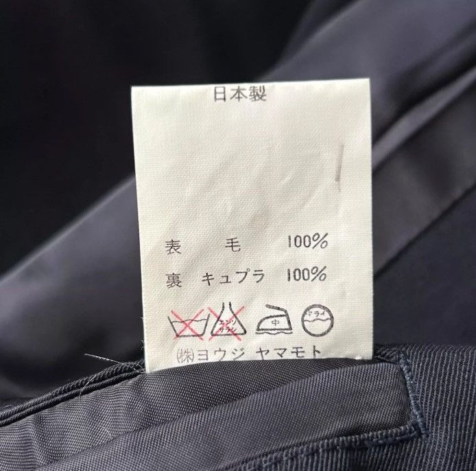 Yohji Yamamoto Yohji Yamamoto 80s Ticket Bag Wool Suit 2412-Nextarrow Size US S / EU 44-46 / 1 - 6 Thumbnail