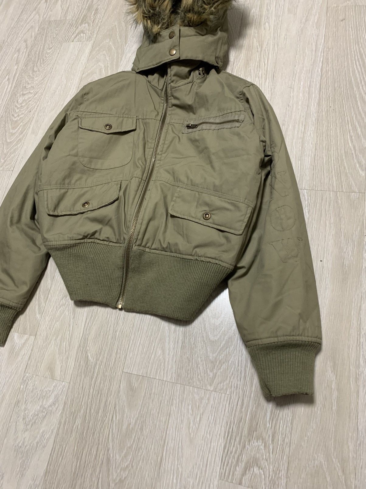 If Six Was Nine × Vintage Faux fur bomber jacket, y2k, vintage, streetwear, archive Size L / US 10 / IT 46 - 3 Thumbnail