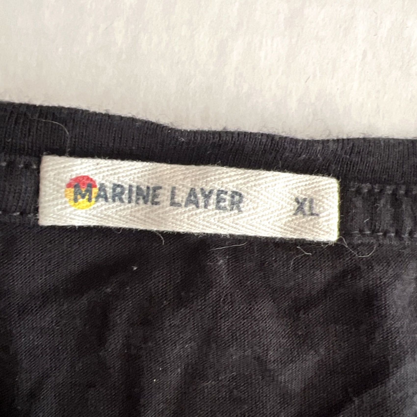 Marine Layer Marine Layer Tee Black XL Unisex Adults Google Alphabet Logo Crew Neck Short Sleeve Limited Edition Cotton Knit Size XL / US 12-14 / IT 48-50 - 3 Thumbnail