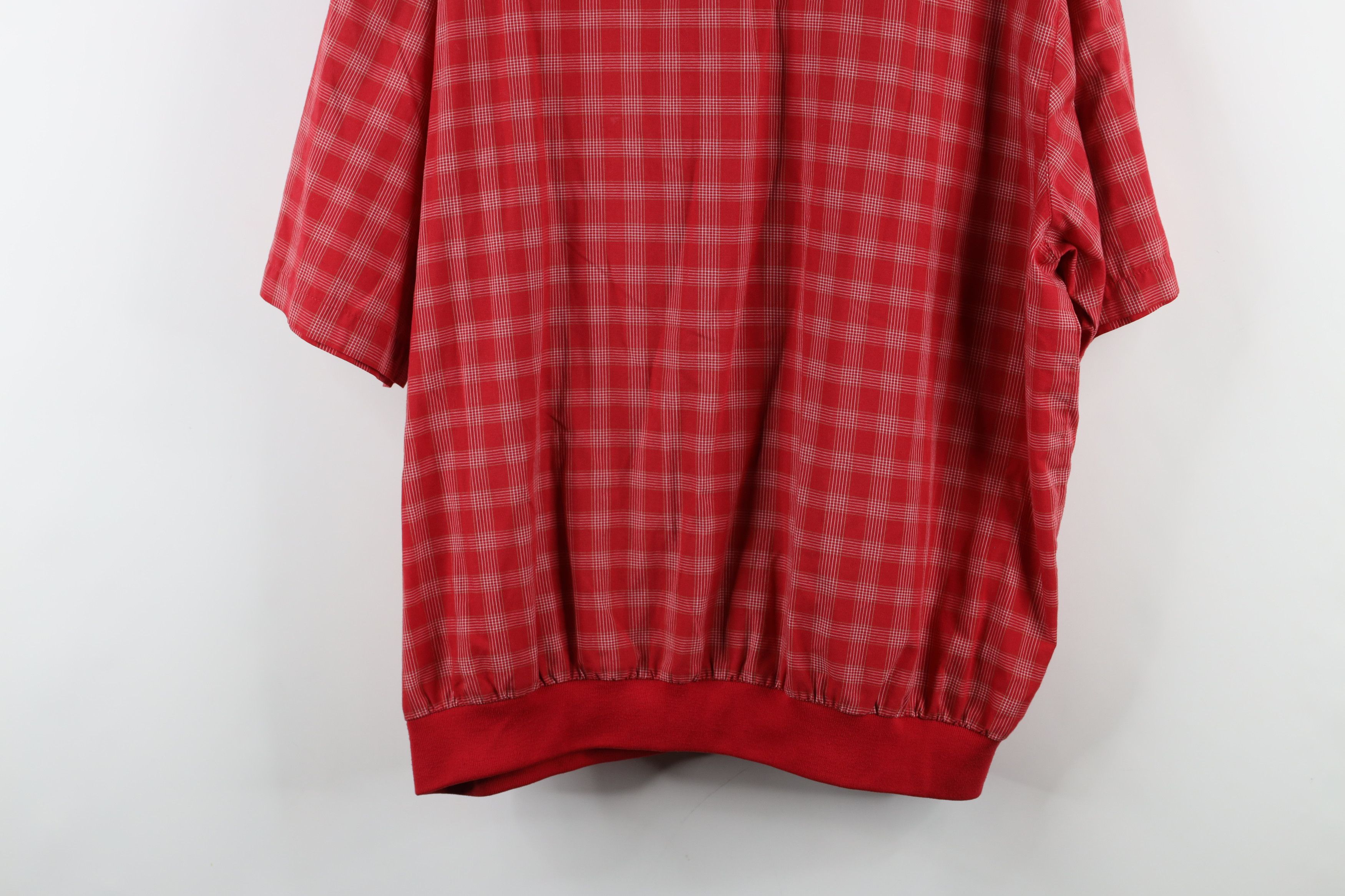 Vintage Vintage 90s Streetwear Short Sleeve Collared Shirt Jacket Size US XXL / EU 58 / 5 - 13 Thumbnail