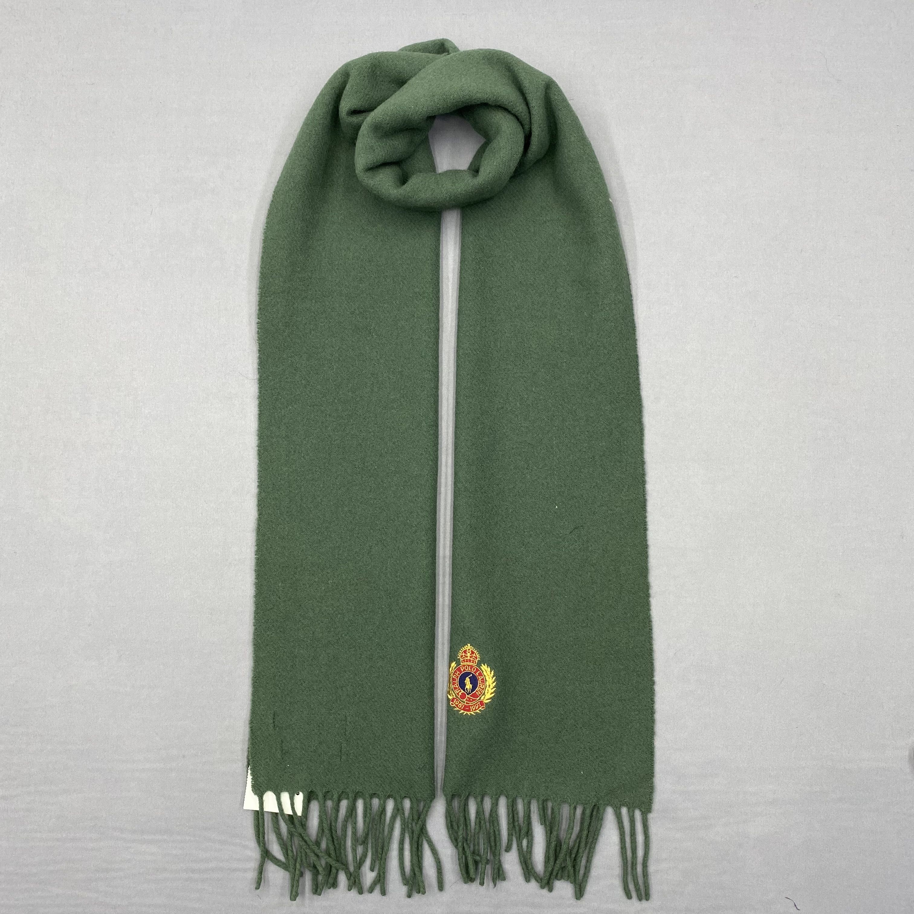 Polo Ralph Lauren Vintage Polo Ralph Lauren Scarf Muffler Wool Scarves Size ONE SIZE - 1 Thumbnail
