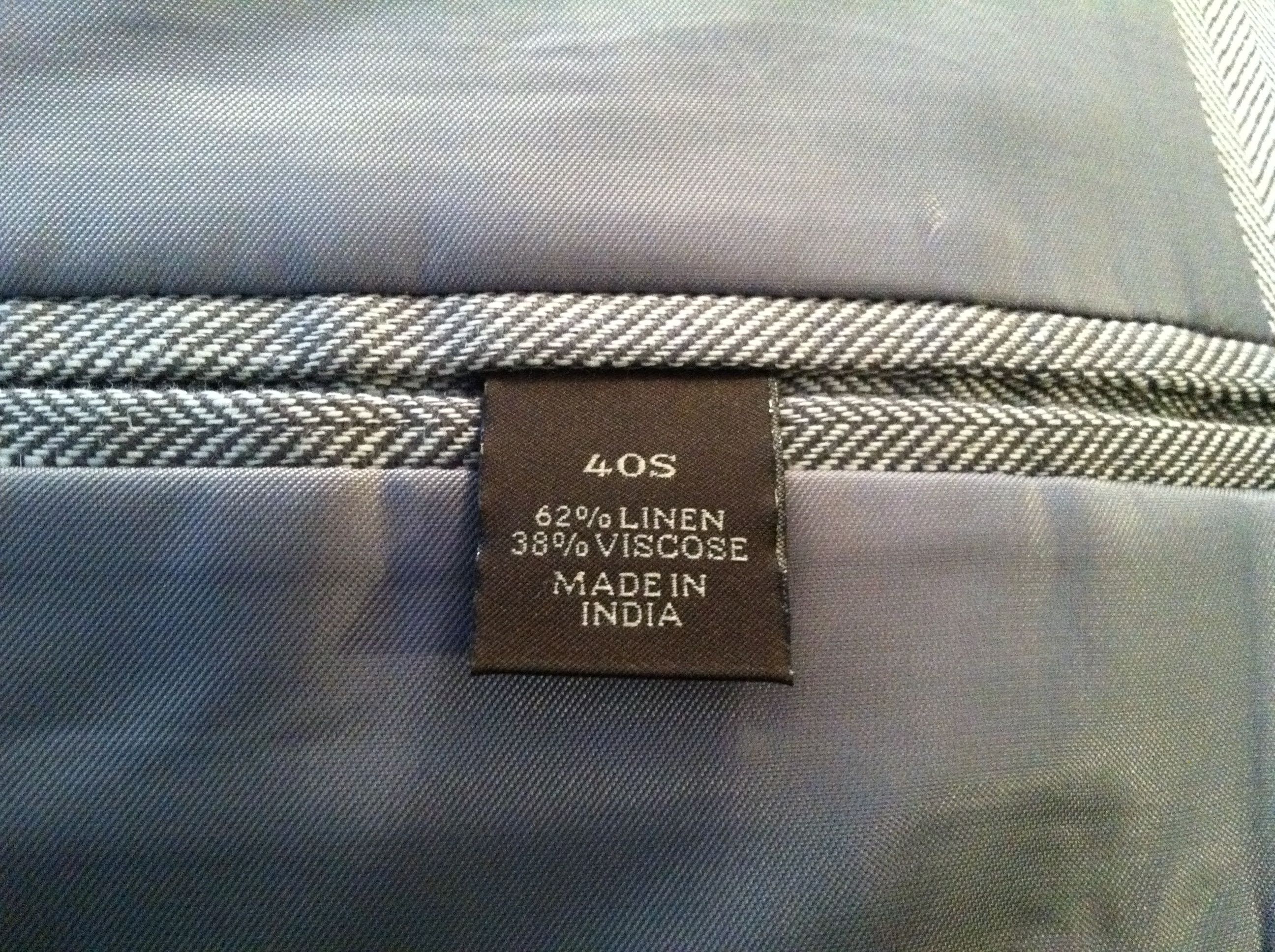 Tasso Elba TASSO ELBA MENS NEW 62%LINEN 38%VISCOSE SPORT JACKET 40S Size 40S - 6 Thumbnail