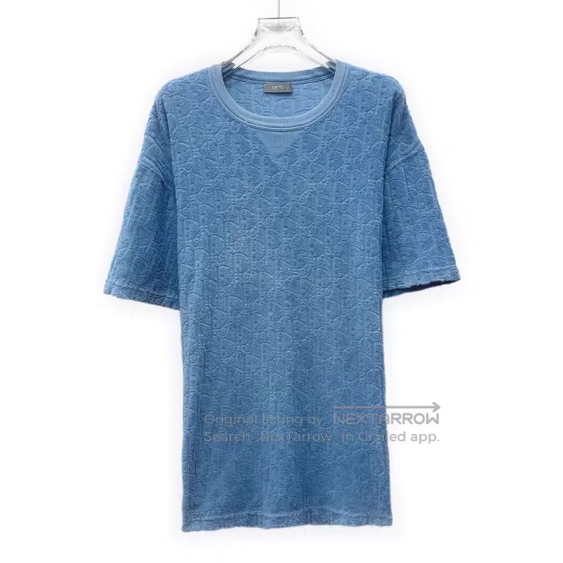 Dior Dior 23 blue logo jacquard full-print cotton round-neck sh Size US L / EU 52-54 / 3 - 1 Thumbnail