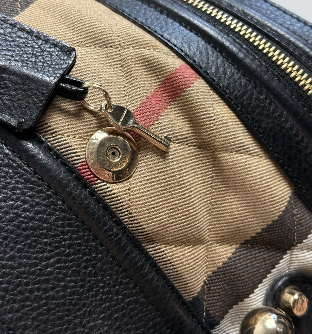 Burberry Burberry Nova Check & Leather bag Size ONE SIZE - 12 Thumbnail