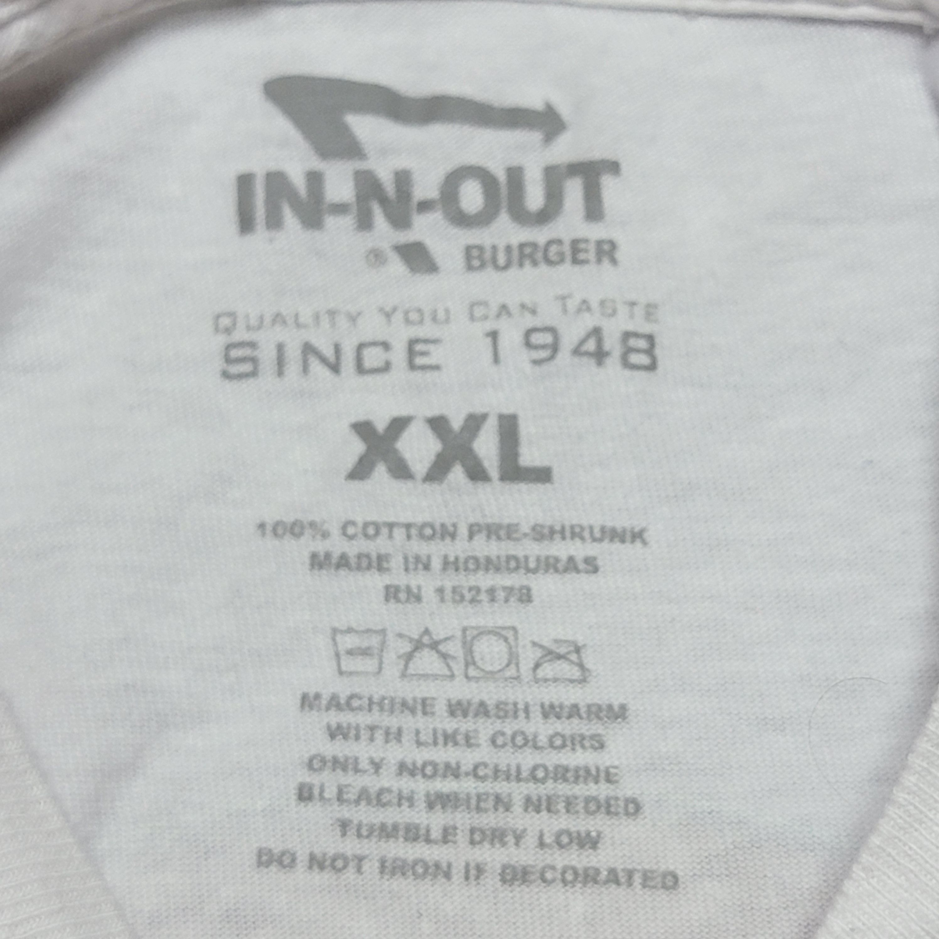 Other In-N-Out Burger SS White Unisex Tee Classic Cars - Size XXL Size US XXL / EU 58 / 5 - 6 Thumbnail