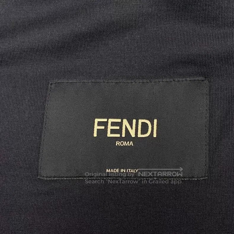 Fendi Fendi Black Classic Double F Full Print Hooded Zip-up Long Size US S / EU 44-46 / 1 - 5 Thumbnail
