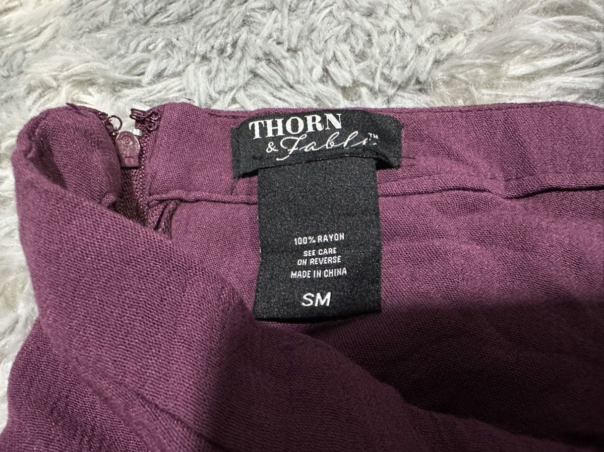 Hot Topic 🔥Y2K Thorn & Fable Vampire Skirt Goth Punk Size 26" / US 2 / IT 38 - 4 Thumbnail