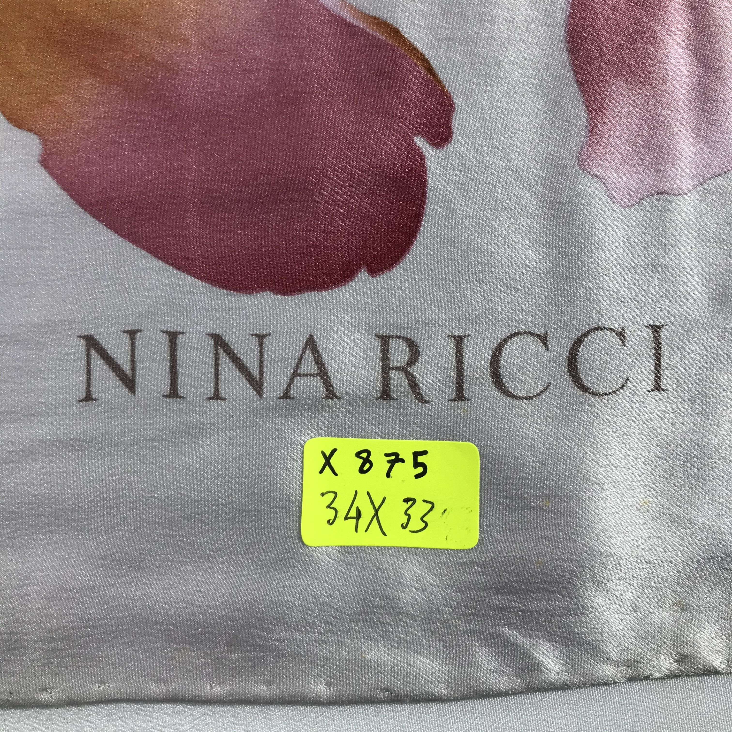Nina Ricci × Vintage Vintage Nina Ricci Silk Scarf Size ONE SIZE - 9 Thumbnail