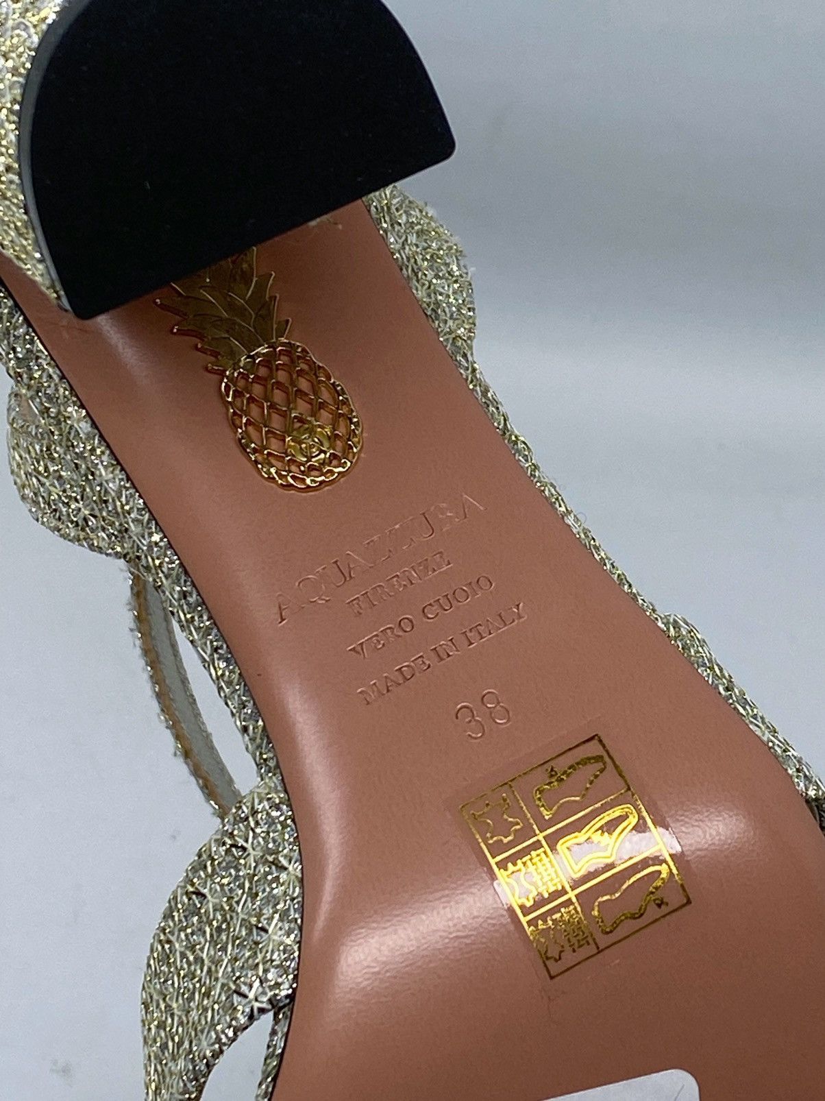 Aquazzura Aquazzura Nina 85MM Knotted Sandals size 38 Size US 8 / IT 38 - 14 Thumbnail
