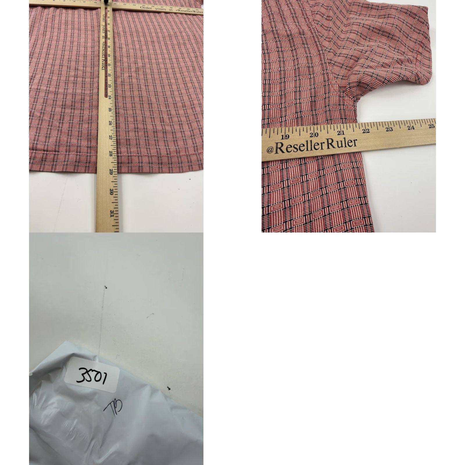 Tommy Bahama Tommy Bahama Shirt Mens Large Red Geometric Silk Short Sleeve Button Up Casual Size US L / EU 52-54 / 3 - 8 Thumbnail