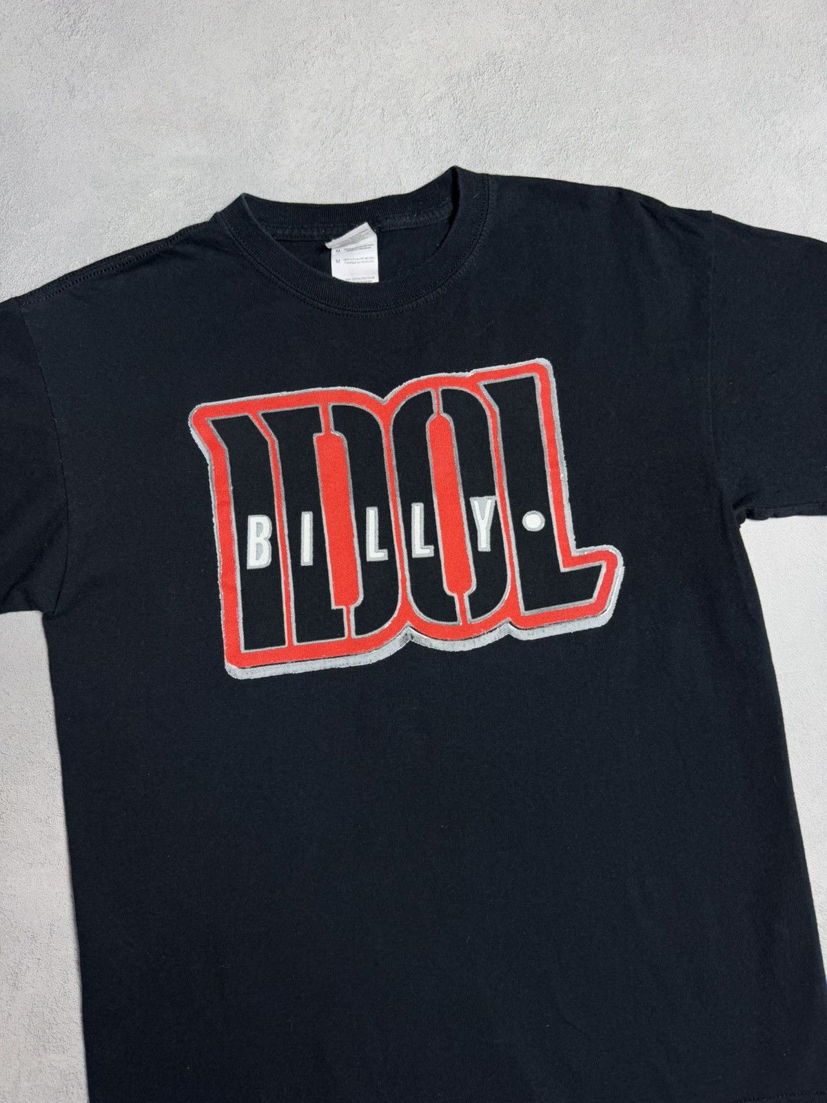 Band Tees Billy Idol 2010 Festival Band Music T-Shirt Double-Sided Size US M / EU 48-50 / 2 - 7 Thumbnail