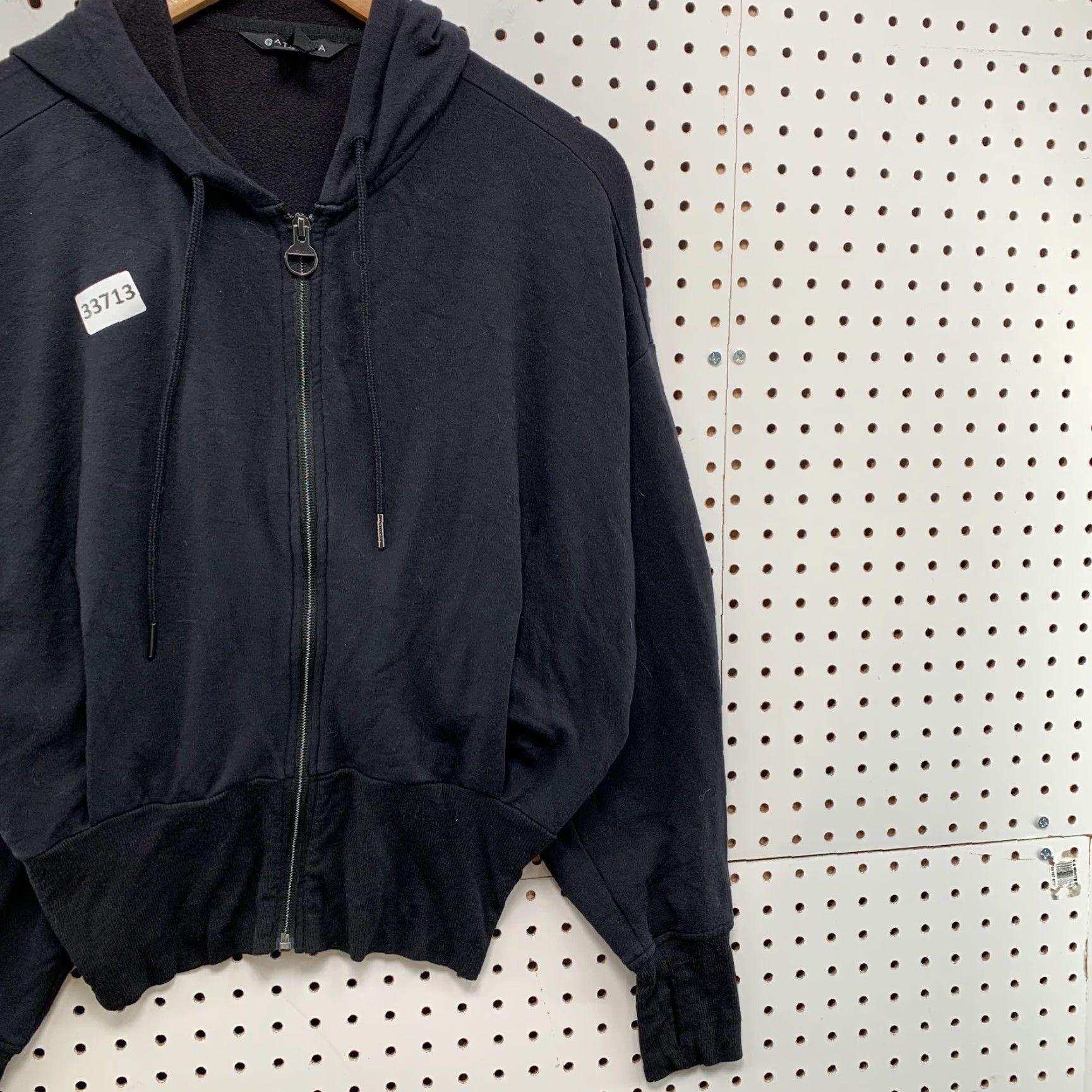 Athleta Athleta Hoodie Womens XS Full Zip Hooded Black Adult XS Active Casual Shirt/Sweatshirt 90s? Size XS / US 0-2 / IT 36-38 - 4 Thumbnail