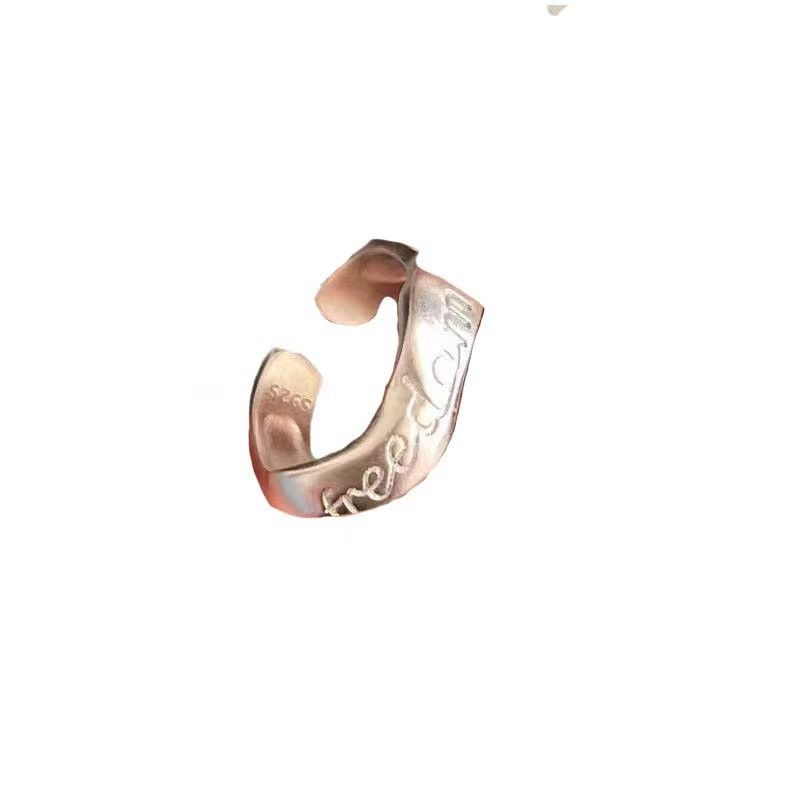 Jewelry Punk Jewelry Rings Open Size Chrome Ring (Size 7-13) Size ONE SIZE - 5 Thumbnail