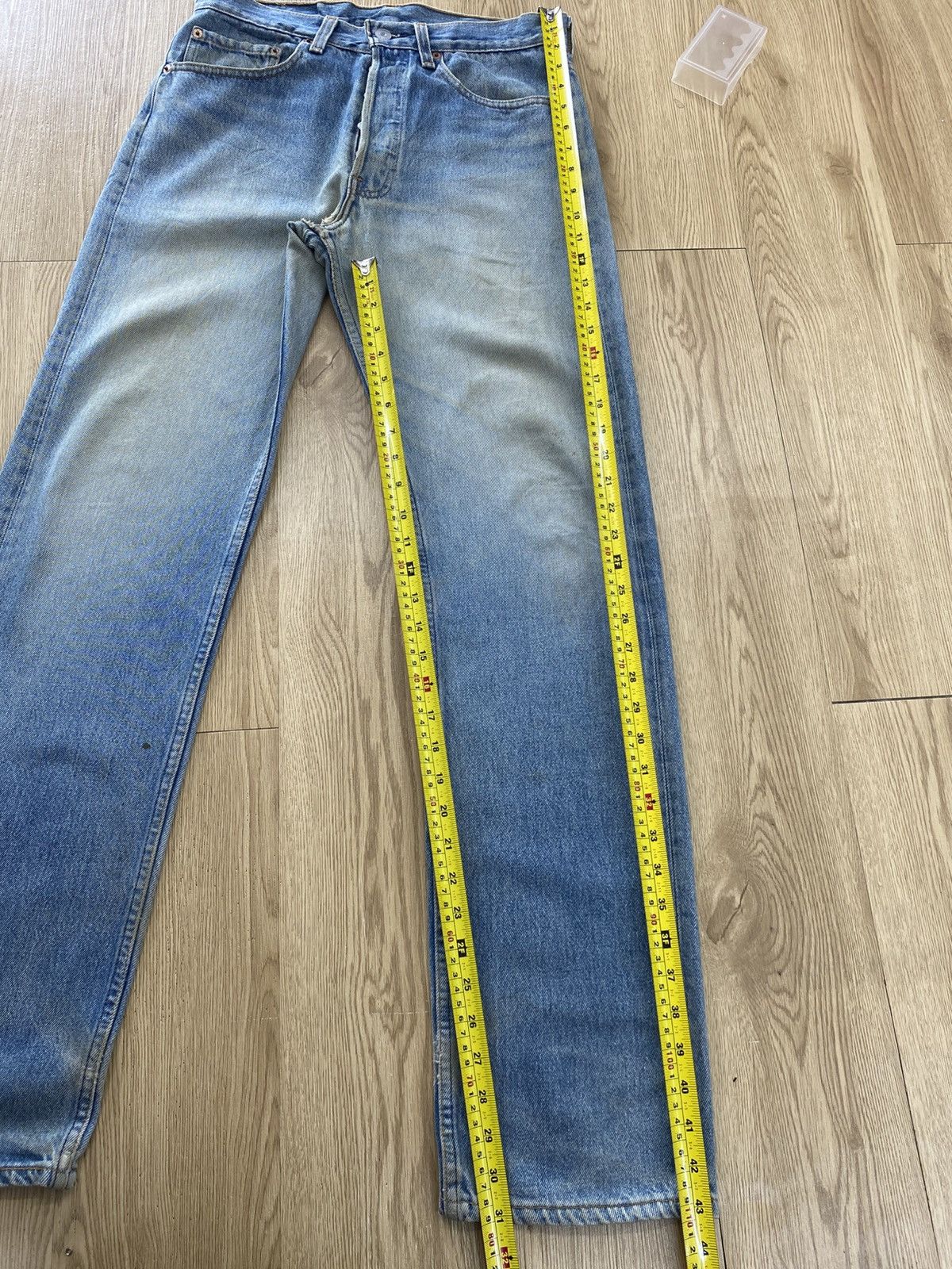 Levi's Vintage Levi’s 501 Faded Wash Style Straight Leg Jeans Size US 30 / EU 46 - 11 Thumbnail